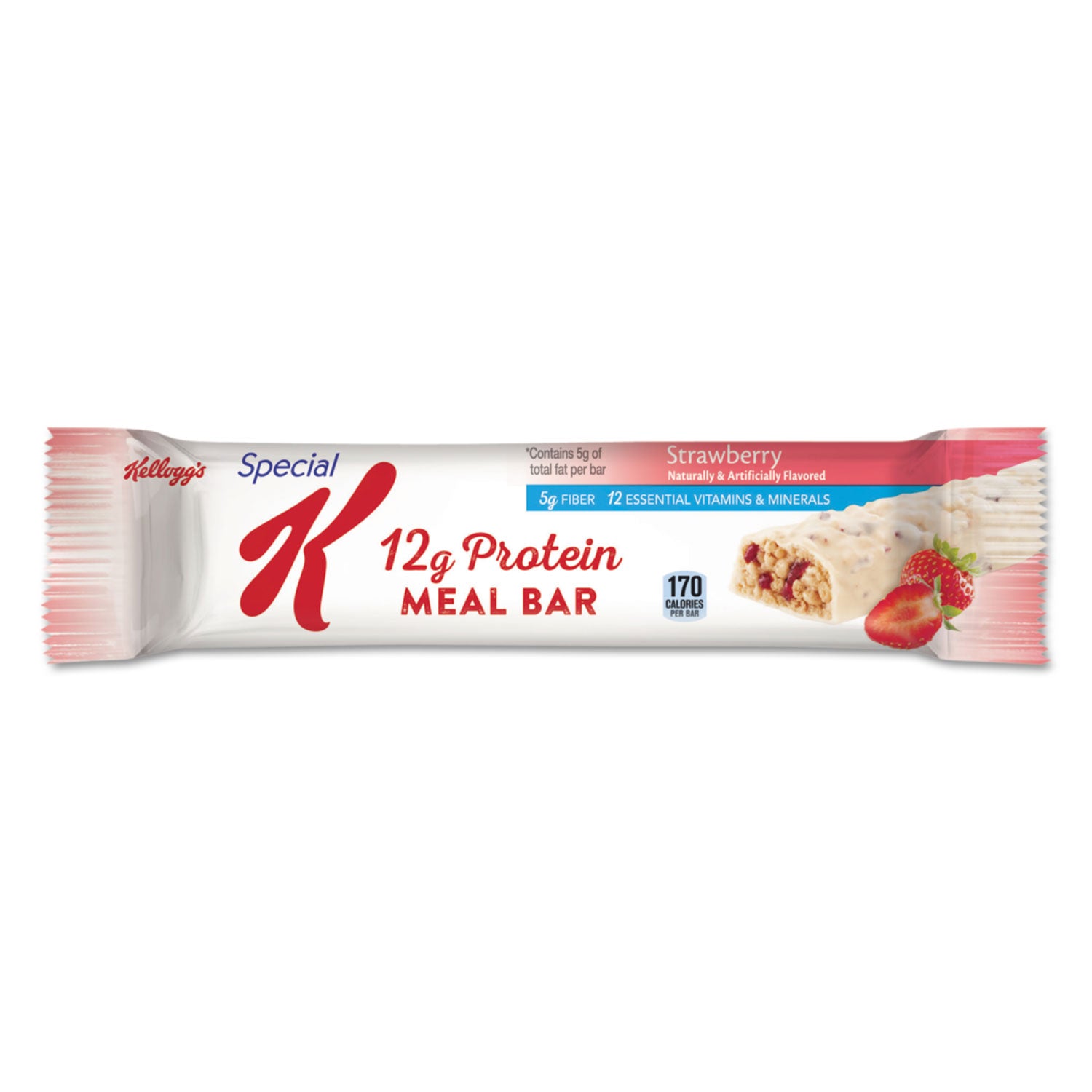 Special K Protein Meal Bar, Strawberry, 1.59 oz, 8/Box