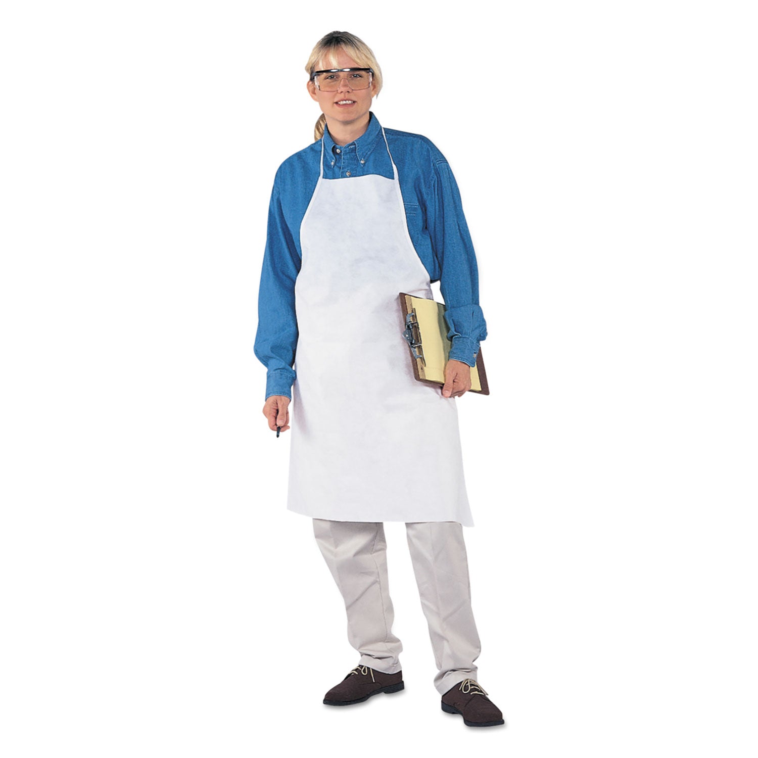 KleenGuard™ A20 Apron, 28" x 40",  One Size Fits All, White