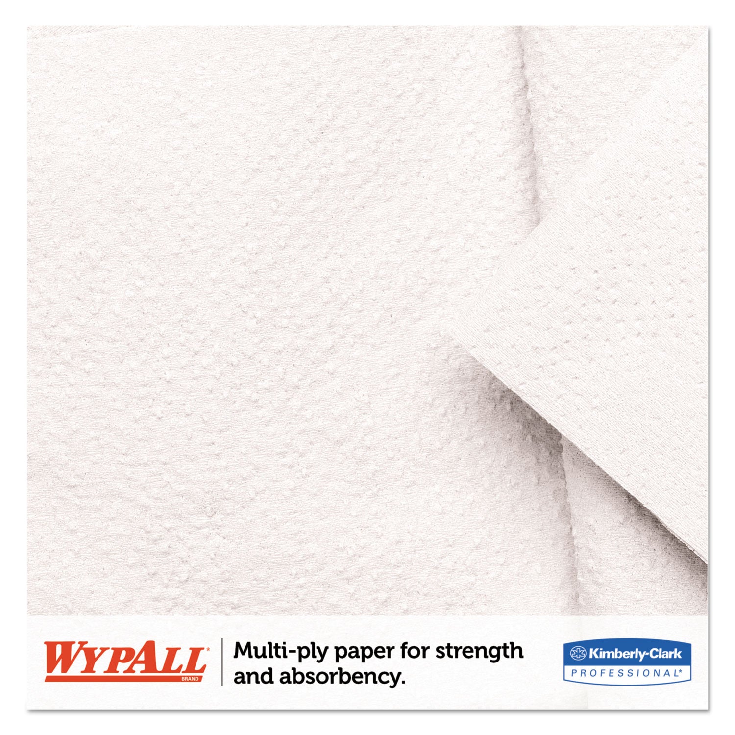 WypAll® L20 Towels, BRAG Box, Multi-Ply, 12.5 x 16.8, Unscented, White, 176/Box