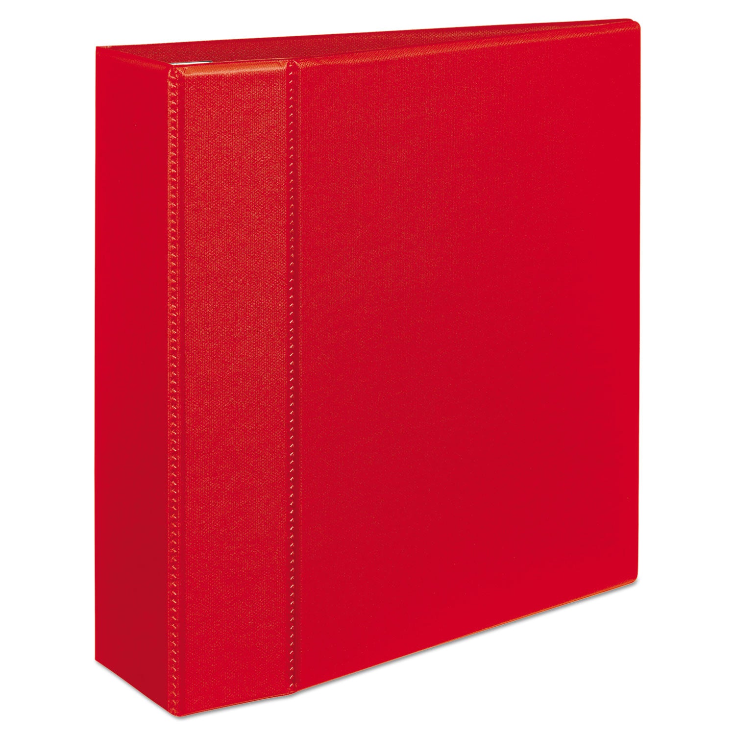 Avery® Heavy-Duty Non-View Binder with DuraHinge and Locking One Touch EZD Rings, 3 Rings, 4" Capacity, 11 x 8.5, Red