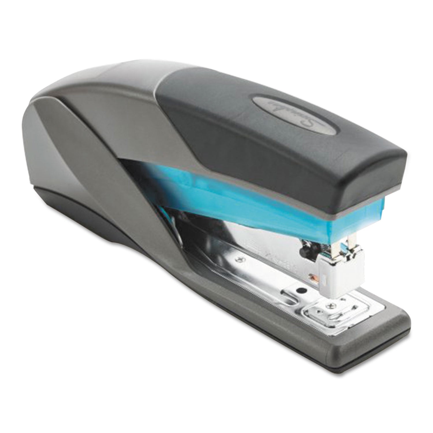 Swingline® Optima 25 Reduced Effort Stapler, 25-Sheet Capacity, Slate Gray/Blue