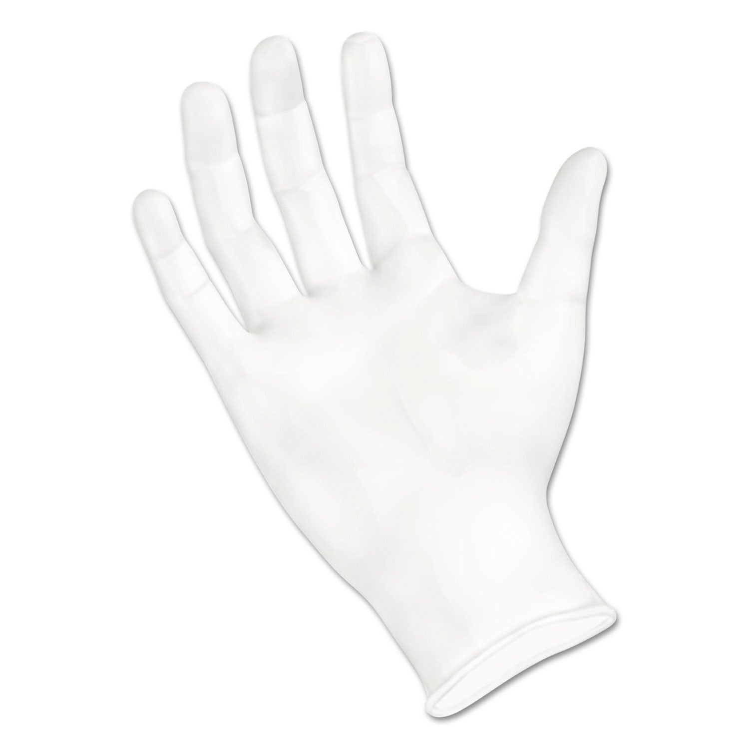 Exam Vinyl Gloves, Powder/Latex-Free, 3 3/5 mil, Clear, Large, 100/Box Boardwalk® Flipcost