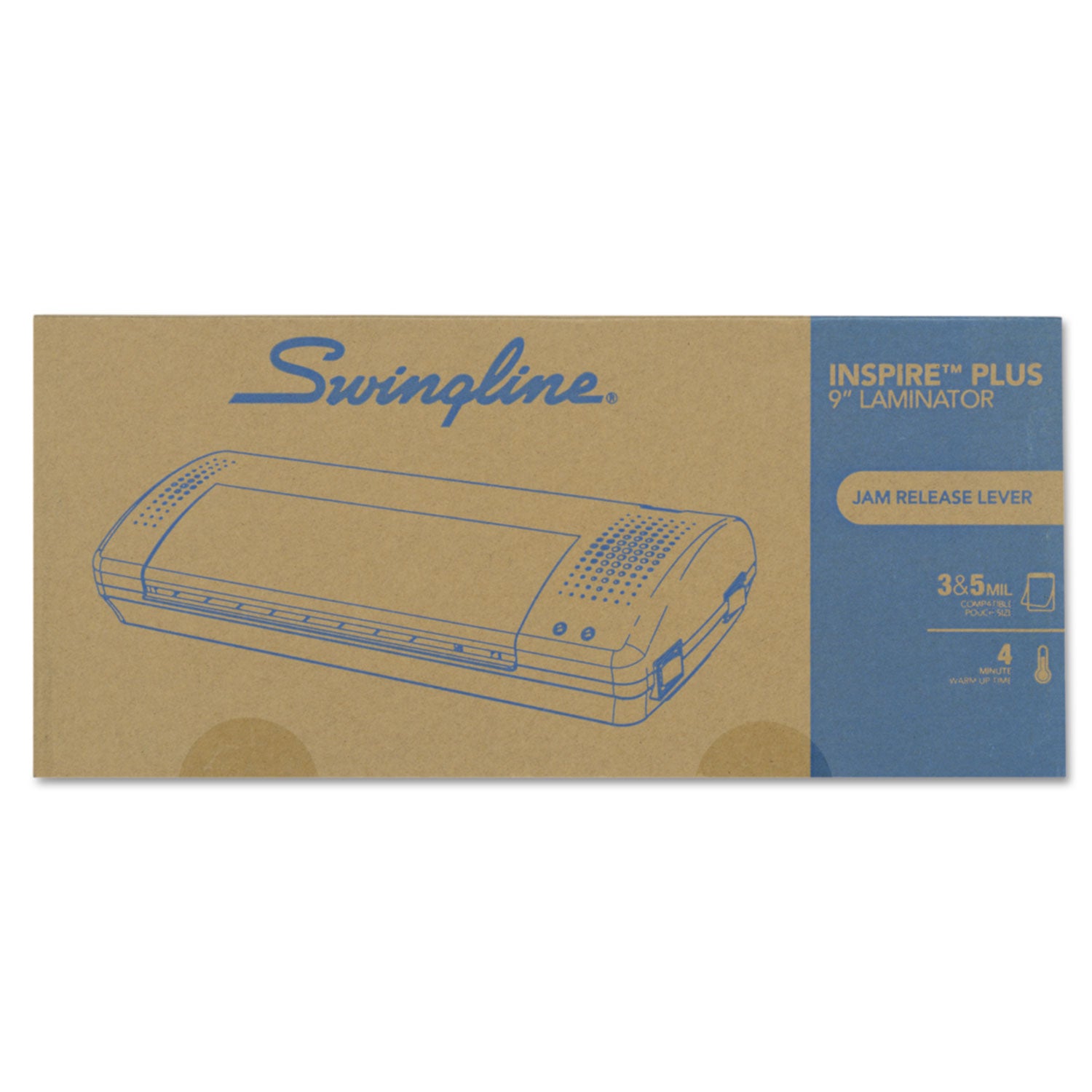 GBC® Inspire Plus Thermal Pouch Laminator, 9" Max Document Width, 5 mil Max Document Thickness