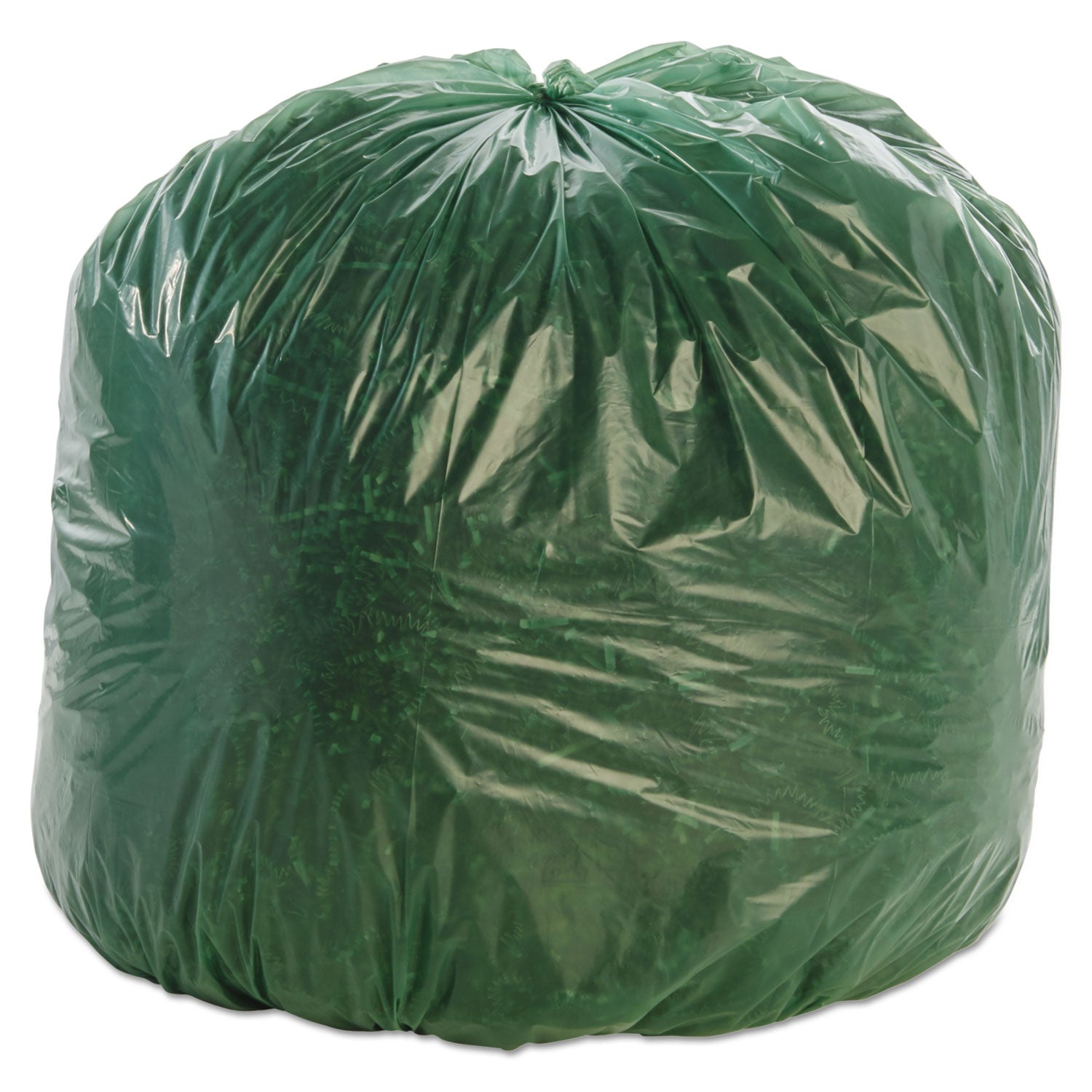 Stout® by Envision™ Controlled Life-Cycle Plastic Trash Bags, 33 gal, 1.1 mil, 33" x 40", Green, 40/Box