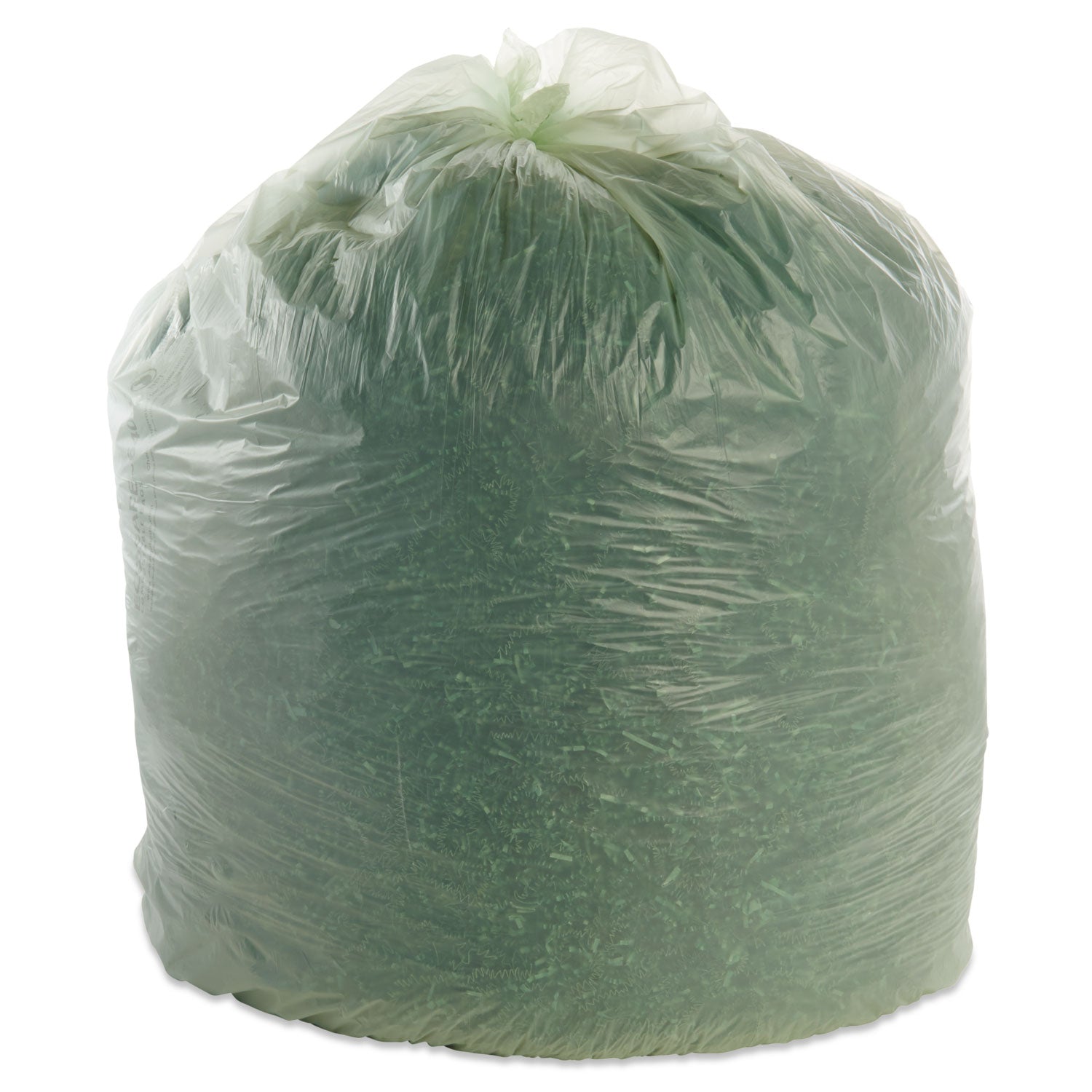 Stout® by Envision™ EcoSafe-6400 Bags, 64 gal, 0.85 mil, 48" x 60", Green, 30/Box