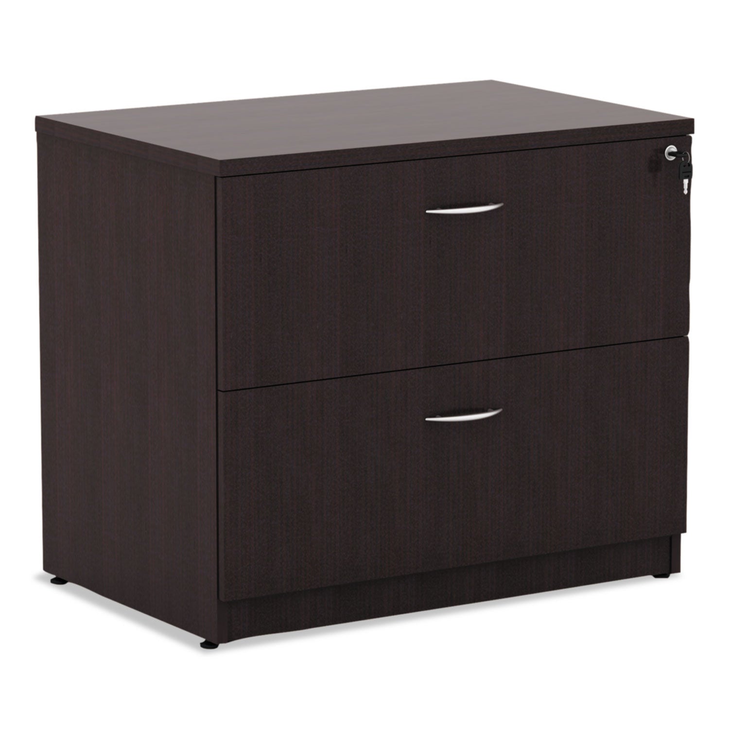 Alera® Alera Valencia Series Lateral File, 2 Legal/Letter-Size File Drawers, Espresso, 34" x 22.75" x 29.5"