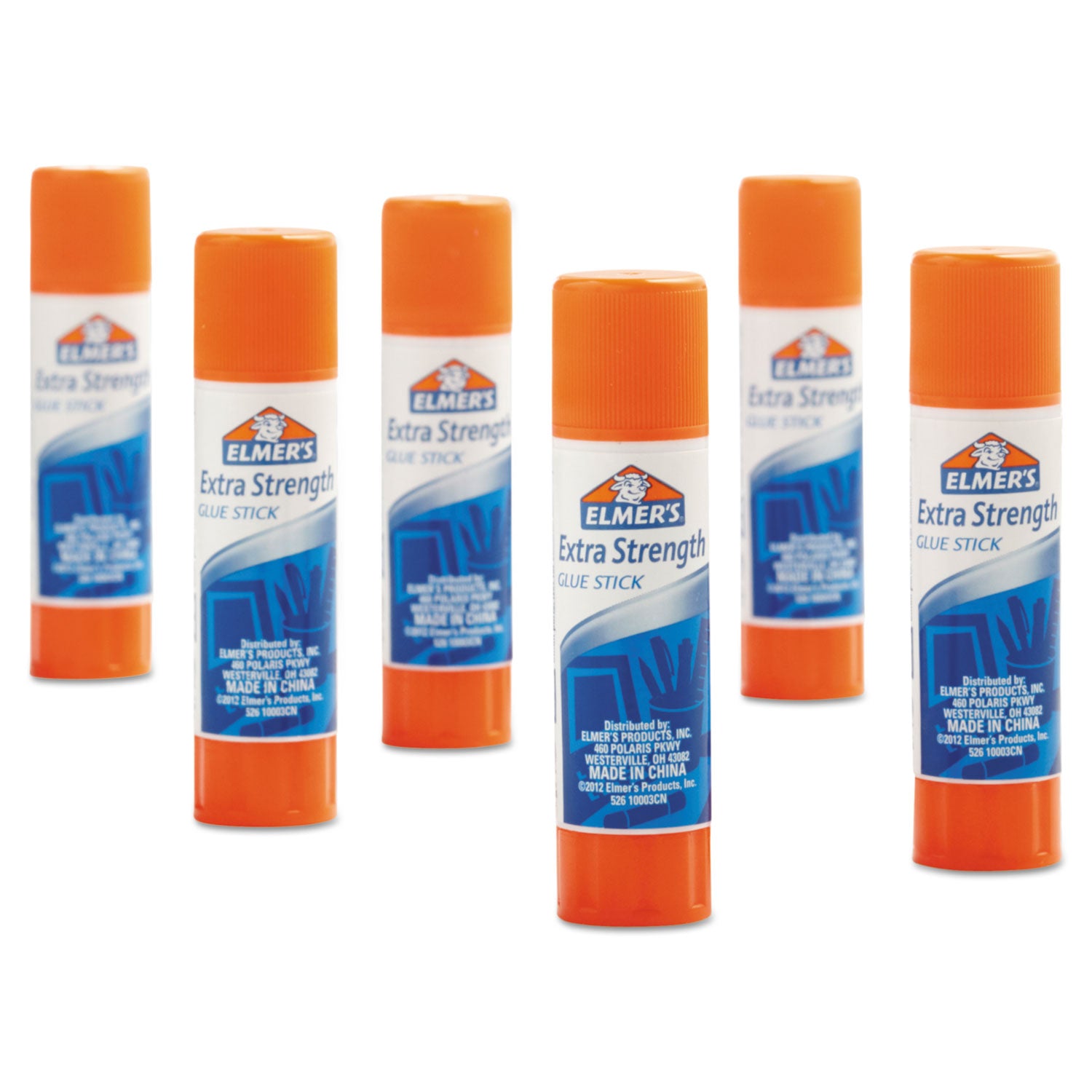 Elmer's® Extra-Strength Office Glue Stick, 0.28 oz, Dries Clear, 24/Pack