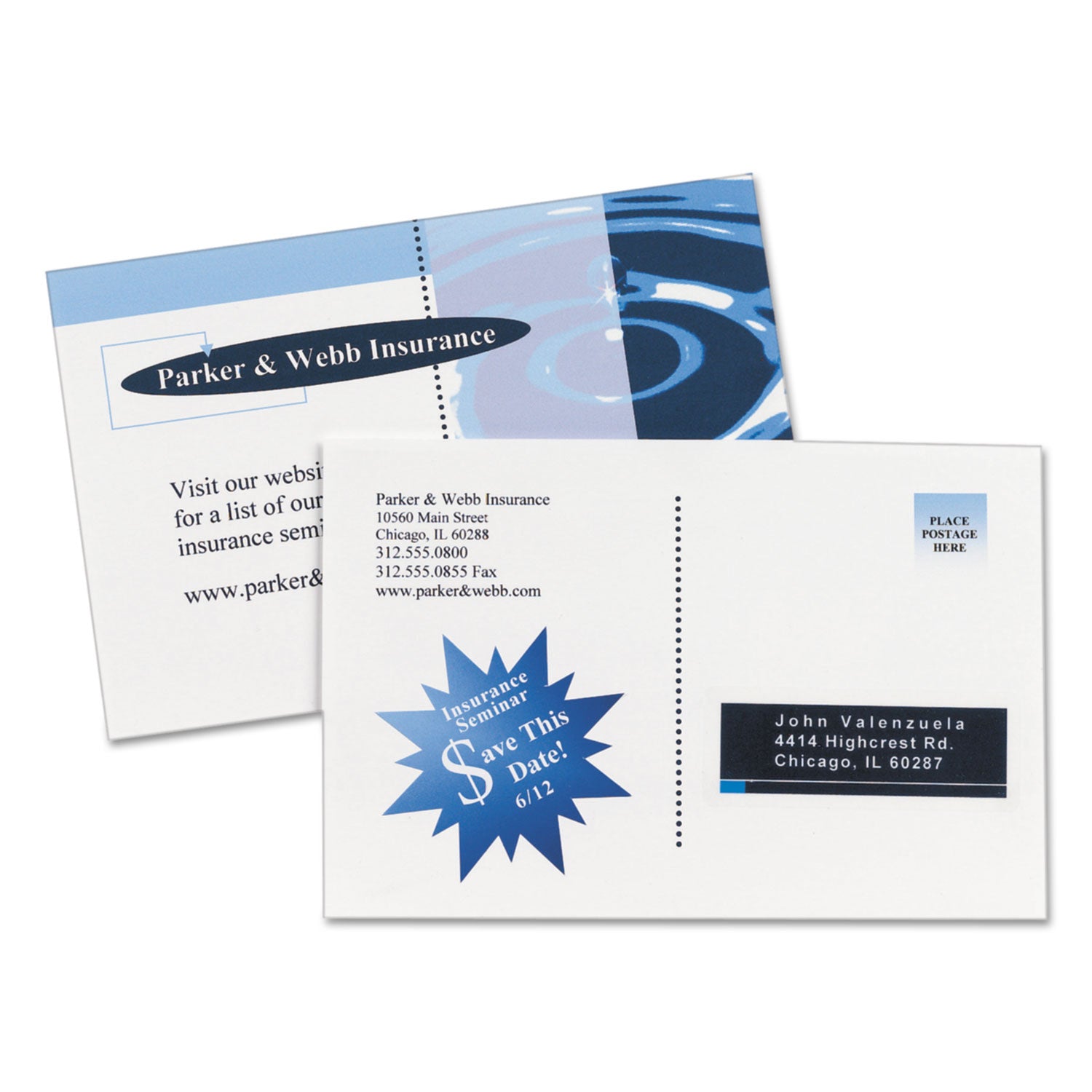 Avery® Printable Postcards, Inkjet, 85 lb, 4.25 x 5.5, Matte White, 200 Cards, 4 Cards/Sheet, 50 Sheets/Box