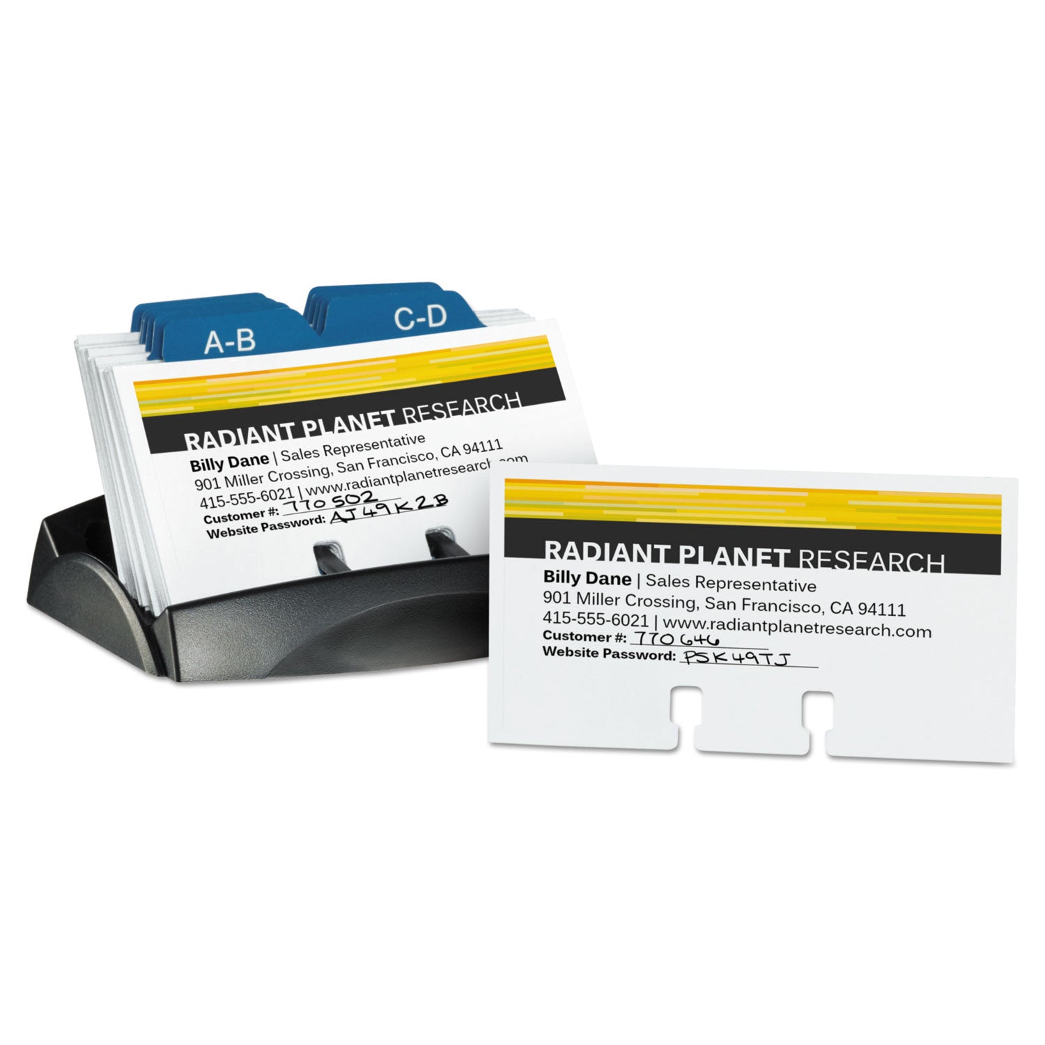 Avery® Small Rotary Cards, Laser/Inkjet, 2.17 x 4, White, 8 Cards/Sheet, 400 Cards/Box