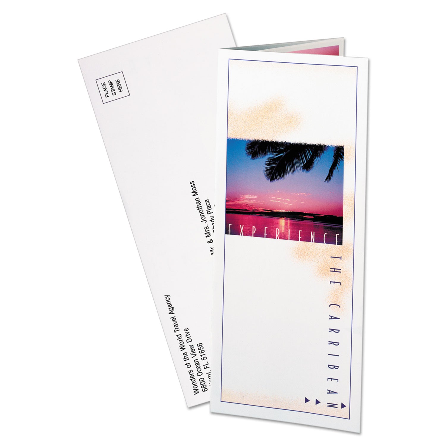 Avery® Tri-Fold Brochures, 92 Bright, 85 lb Text Weight, 8.5 x 11, Matte White, 100/Pack