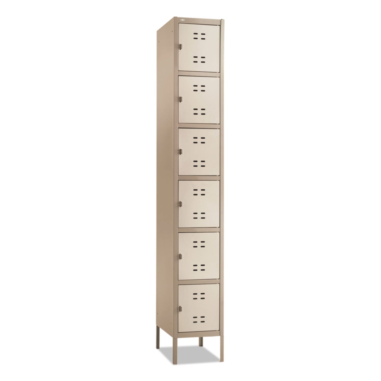 Box Locker, 12w x 18d x 78h, Two-Tone Tan