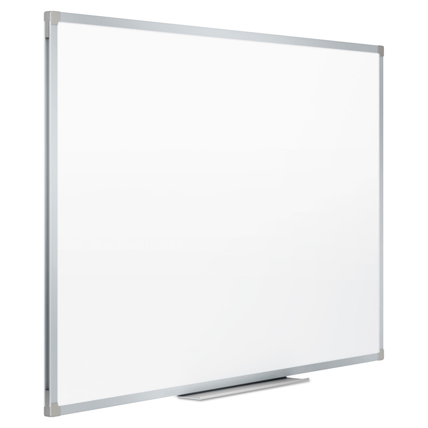 Mead® Dry Erase Board with Aluminum Frame, 72 x 48, Melamine White Surface, Silver Aluminum Frame