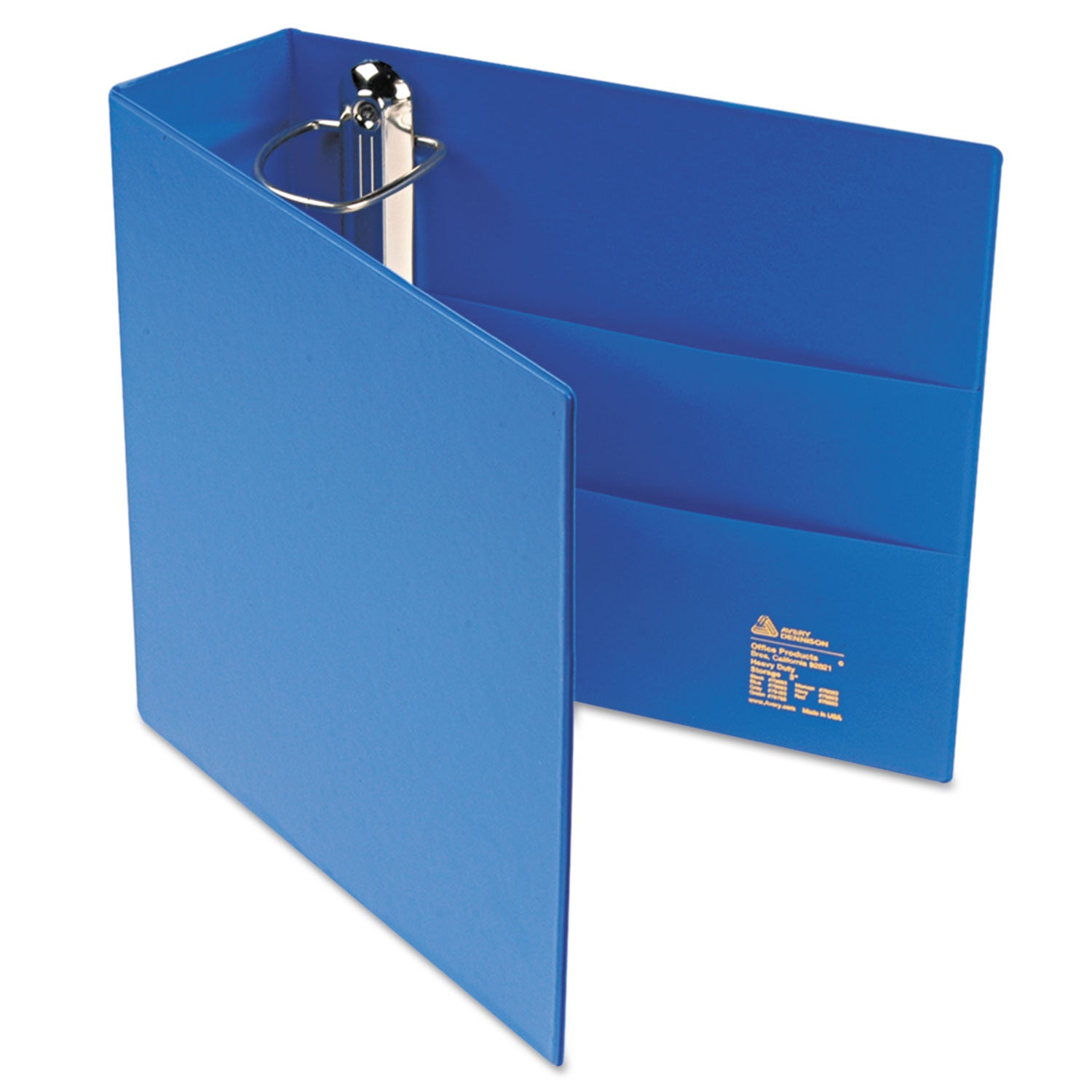 Avery® Heavy-Duty Non-View Binder with DuraHinge and Locking One Touch EZD Rings, 3 Rings, 3" Capacity, 11 x 8.5, Blue