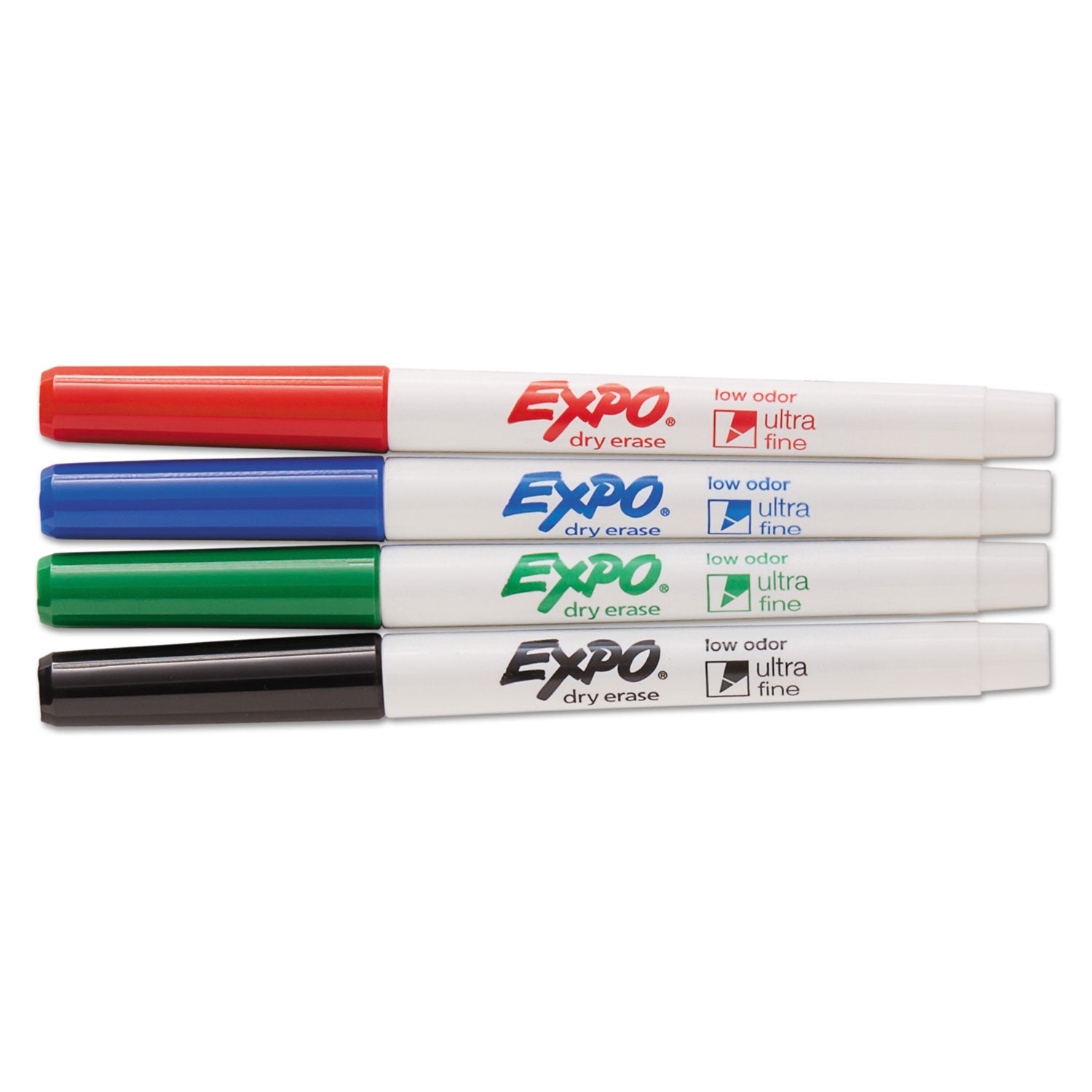 EXPO® Low-Odor Dry Erase Marker Office Value Pack, Extra-Fine Bullet Tip, Assorted Colors, 36/Pack