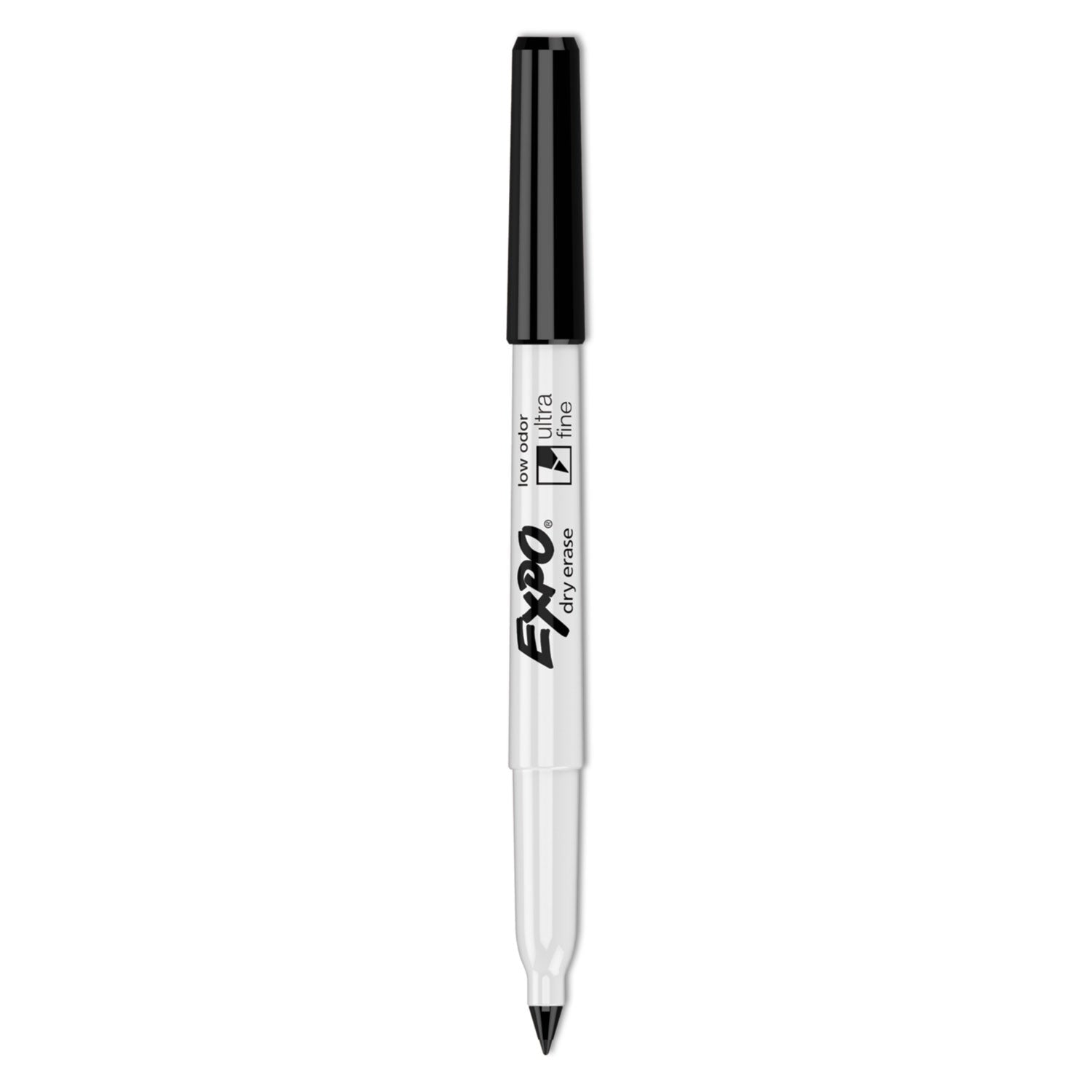 Low-Odor Dry Erase Marker Office Value Pack, Extra-Fine Bullet Tip, Black, 36/Pack