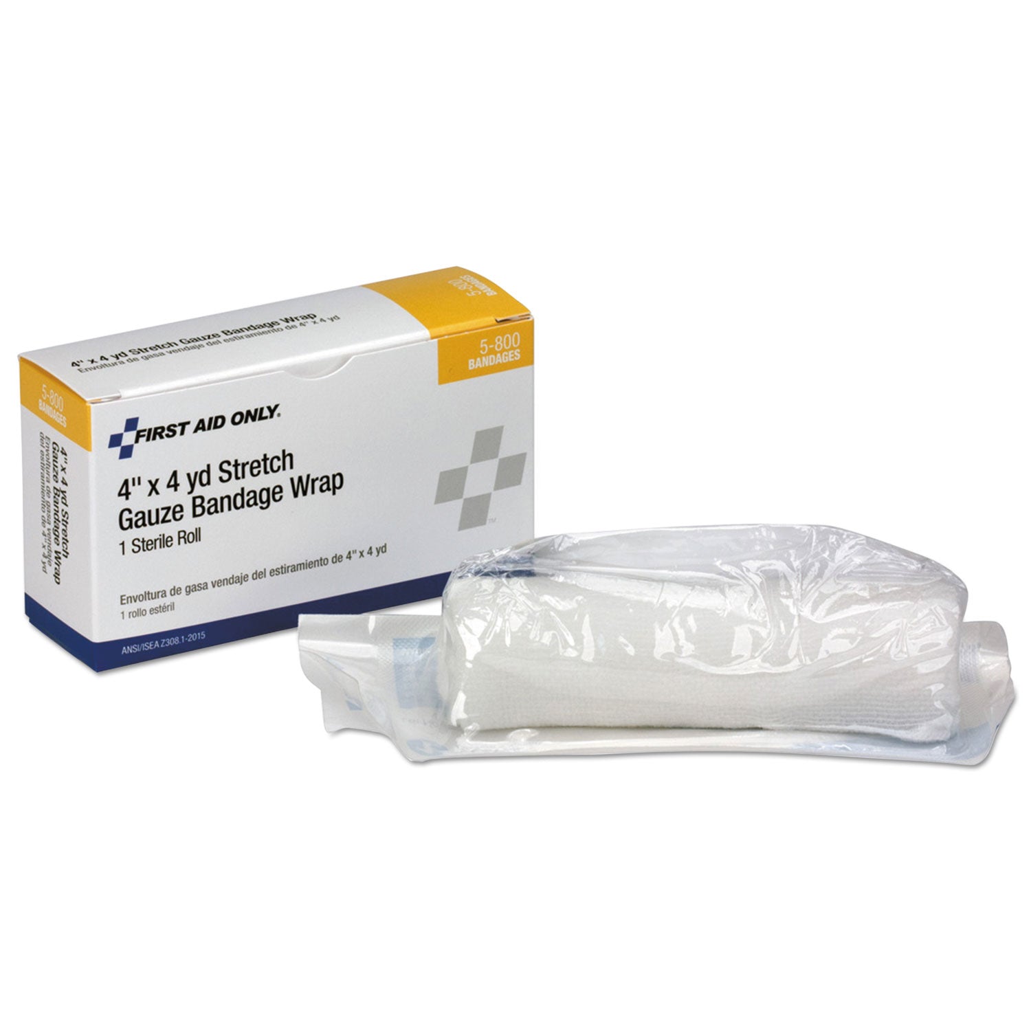 24 Unit ANSI Class A+ Refill, 4" x 4 yd Sterile Gauze Bandage