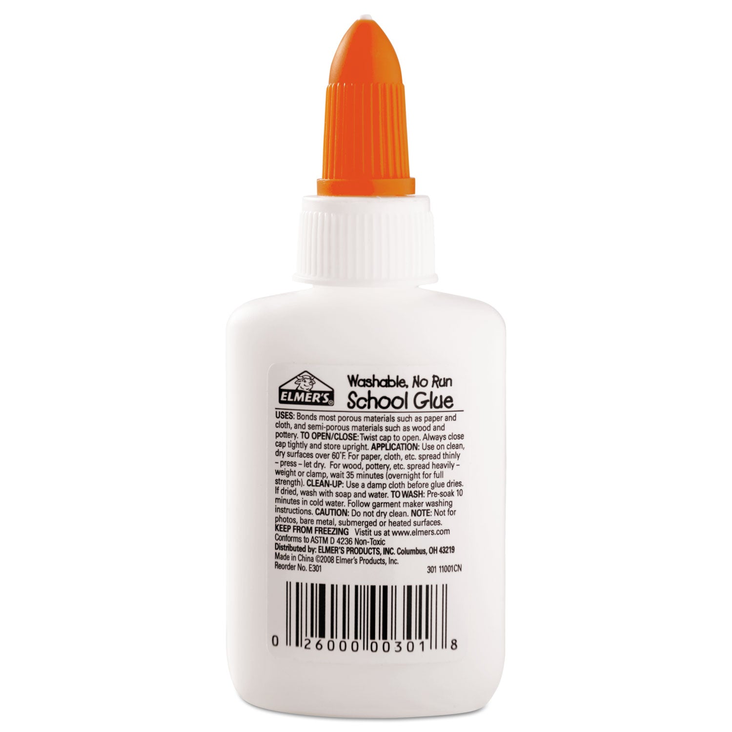 Elmer's® Washable School Glue, 1.25 oz, Dries Clear