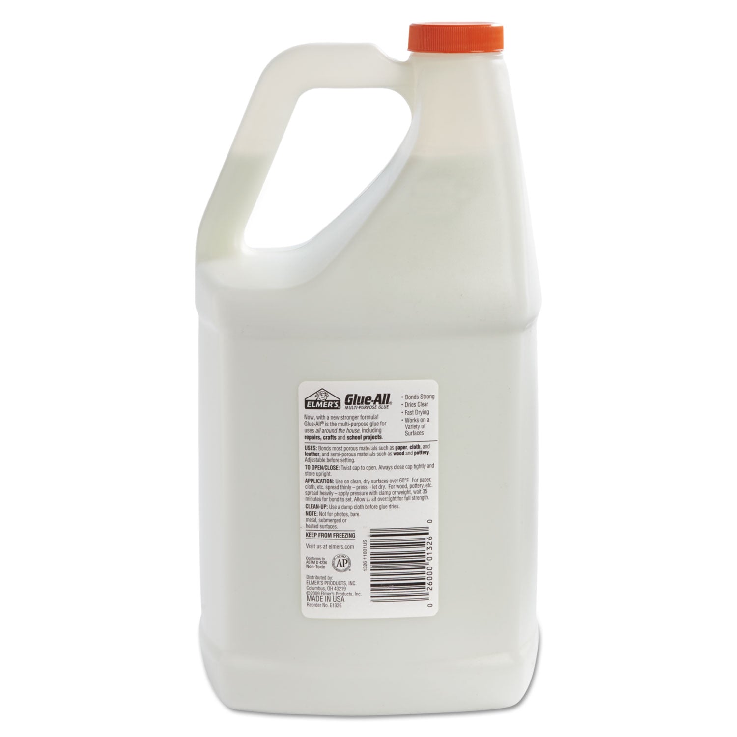 Elmer's® Glue-All White Glue, 1 gal, Dries Clear