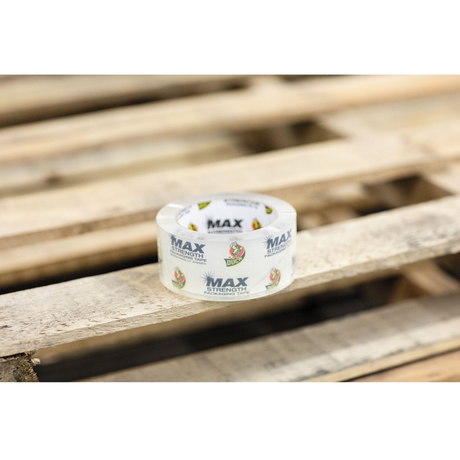 Duck® MAX Packaging Tape, 3" Core, 1.88" x 54.6 yds, Crystal Clear, 6/Pack