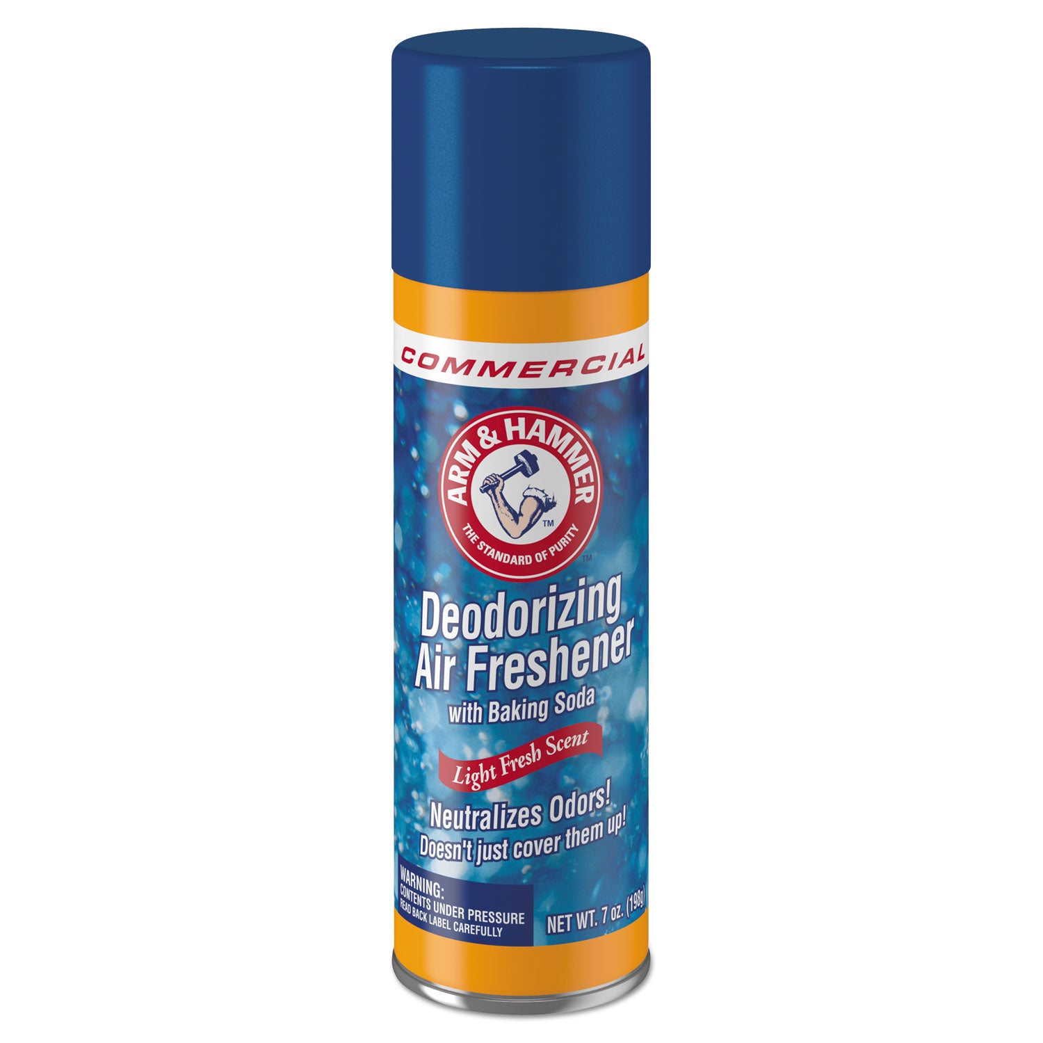 Baking Soda Air Freshener, Light Fresh, 7 oz Aerosol Spray, 12/Carton