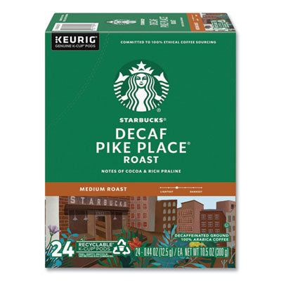 KEURIG DR PEPPER Pike Place Decaf Coffee K-Cups Pack, 24/Box - Flipcost