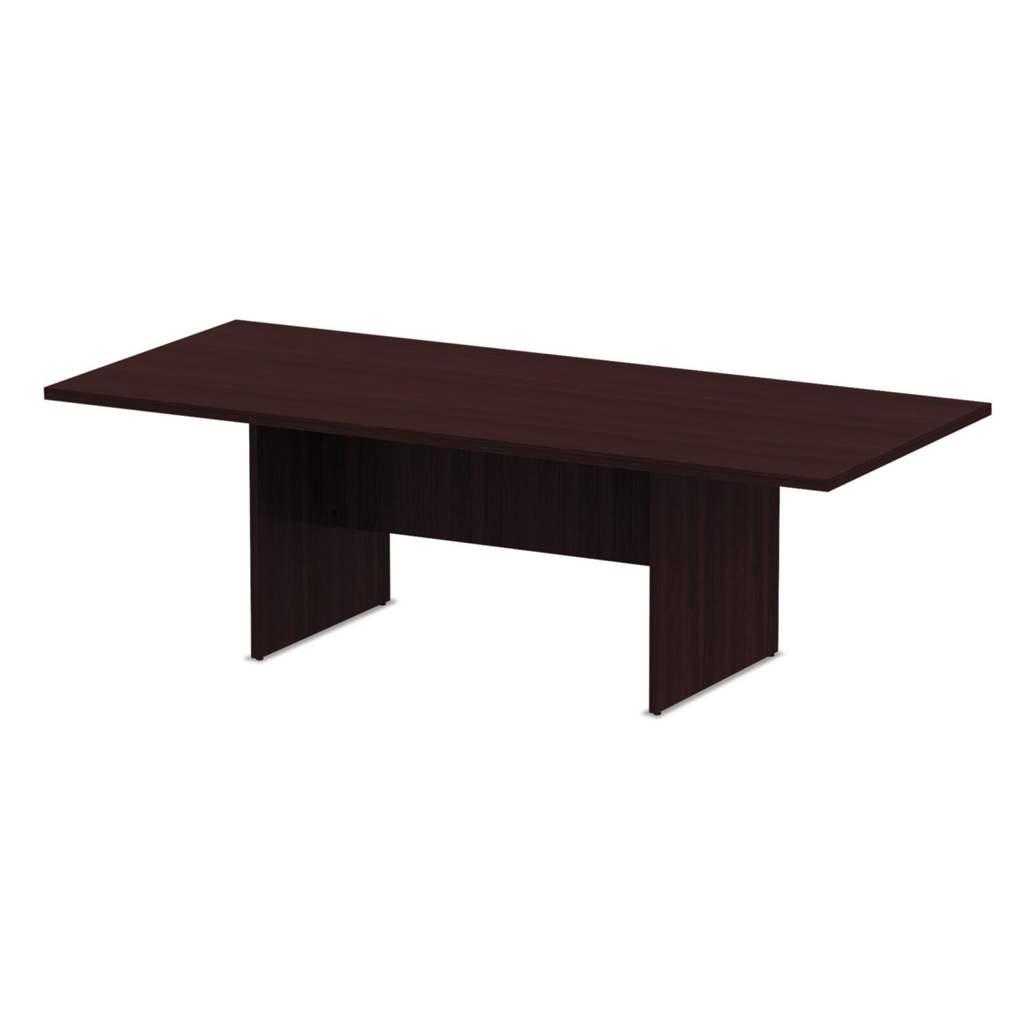 Alera® Alera Valencia Series Conference Table, Rectangular, 94.5w x 41.38d x 29.5h, Mahogany