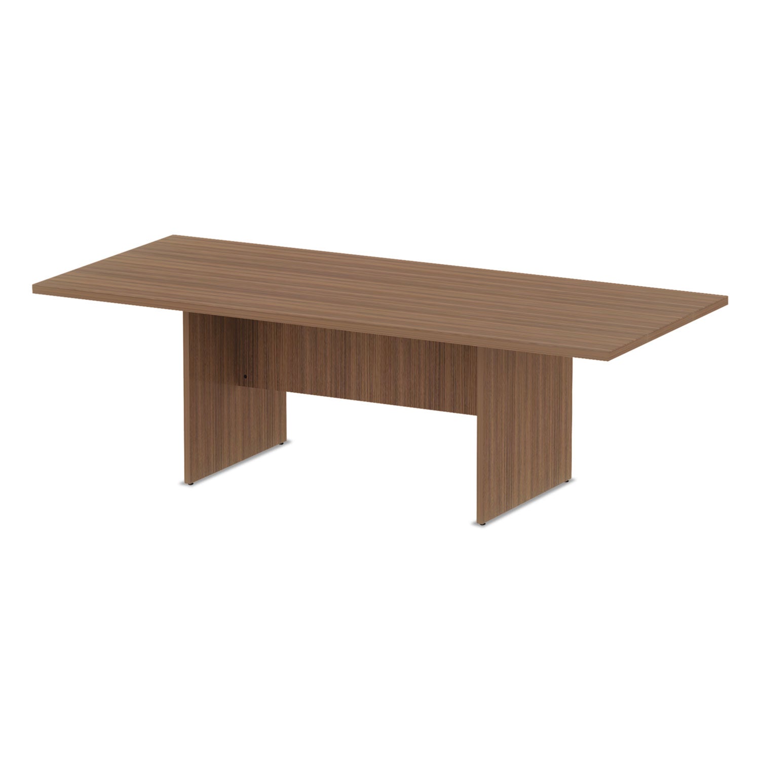 Alera® Alera Valencia Series Conference Table, Rectangular, 94.5w x 41.38d x 29.5h, Modern Walnut