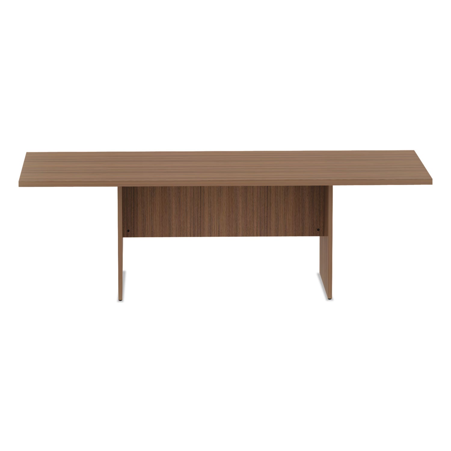 Alera® Alera Valencia Series Conference Table, Rectangular, 94.5w x 41.38d x 29.5h, Modern Walnut