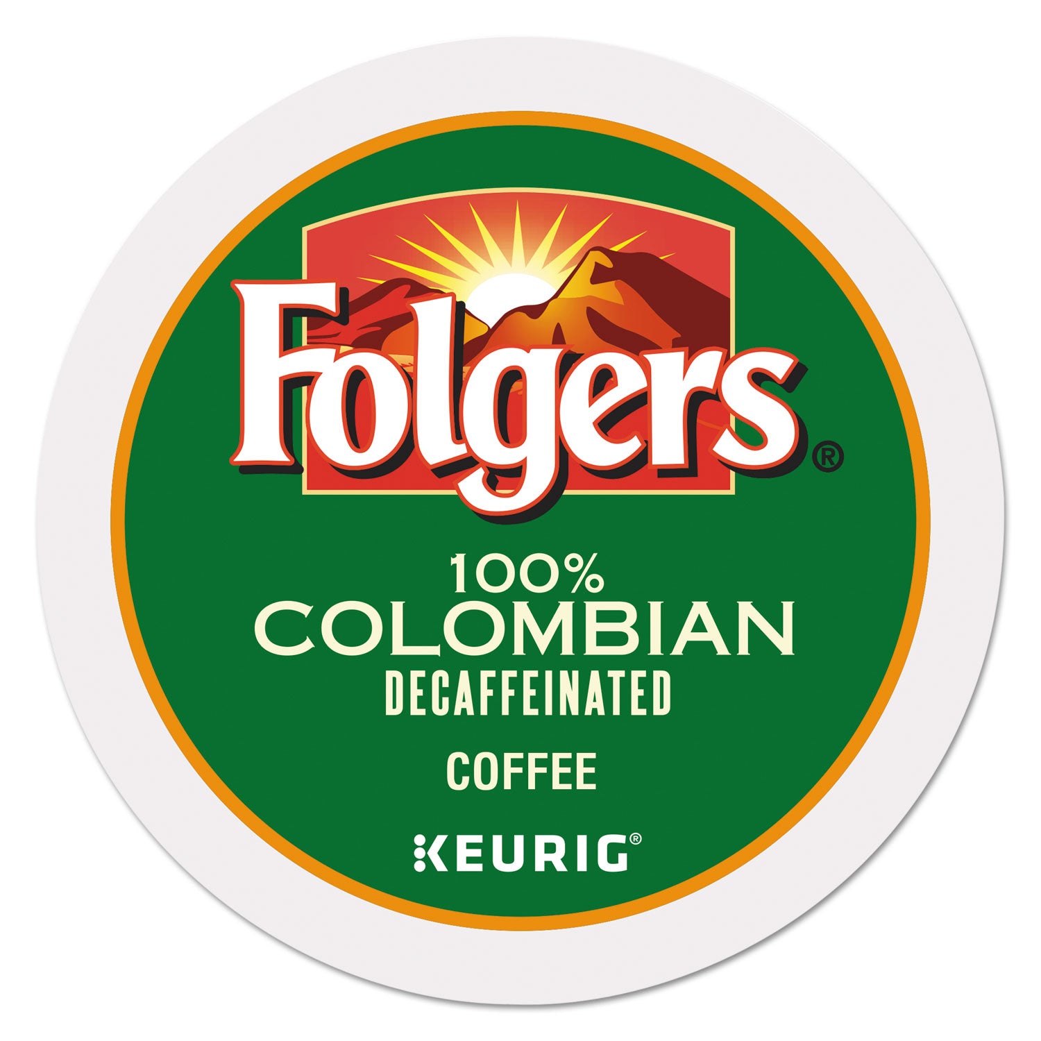 100% Colombian Decaf Coffee K-Cups, 24/Box