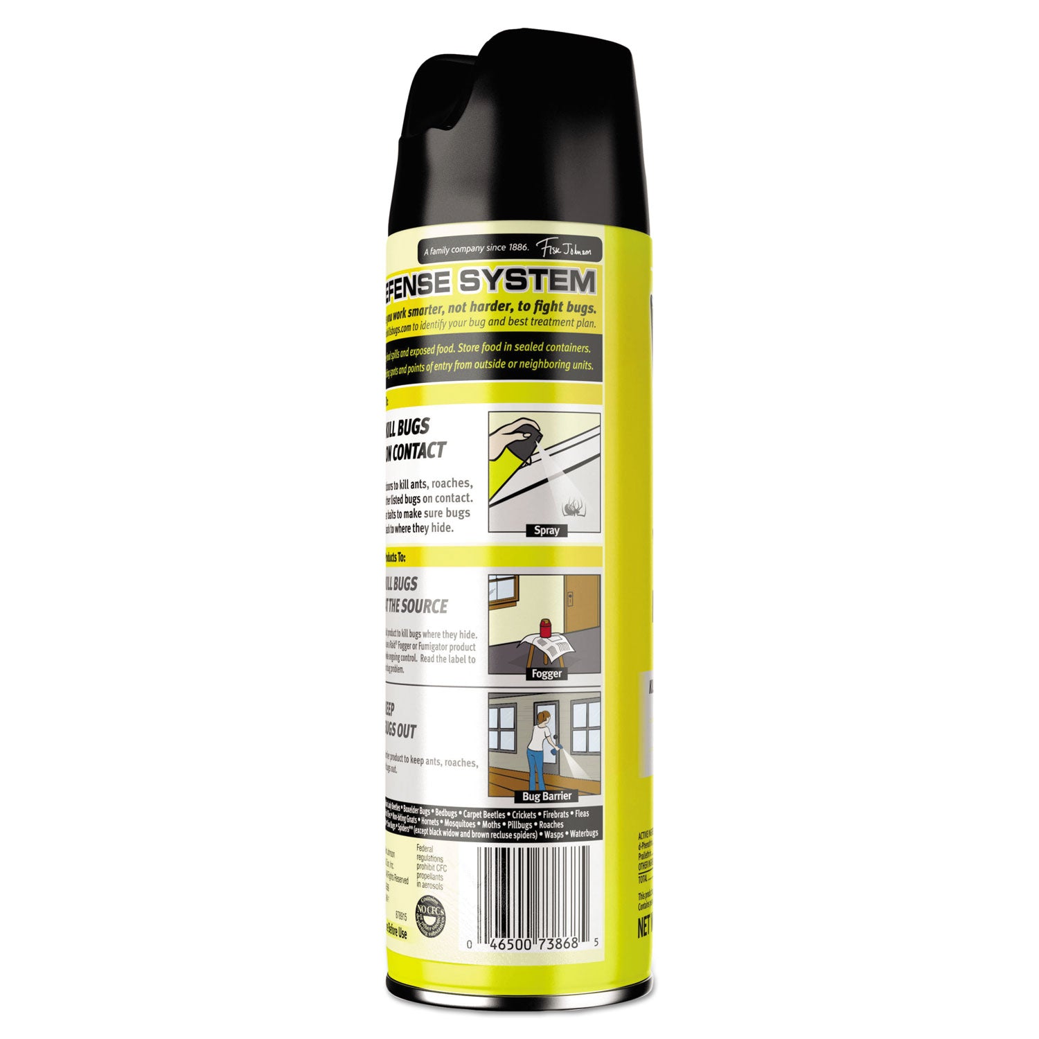 Raid® Multi Insect Killer, 15 oz Aerosol Spray, 12/Carton