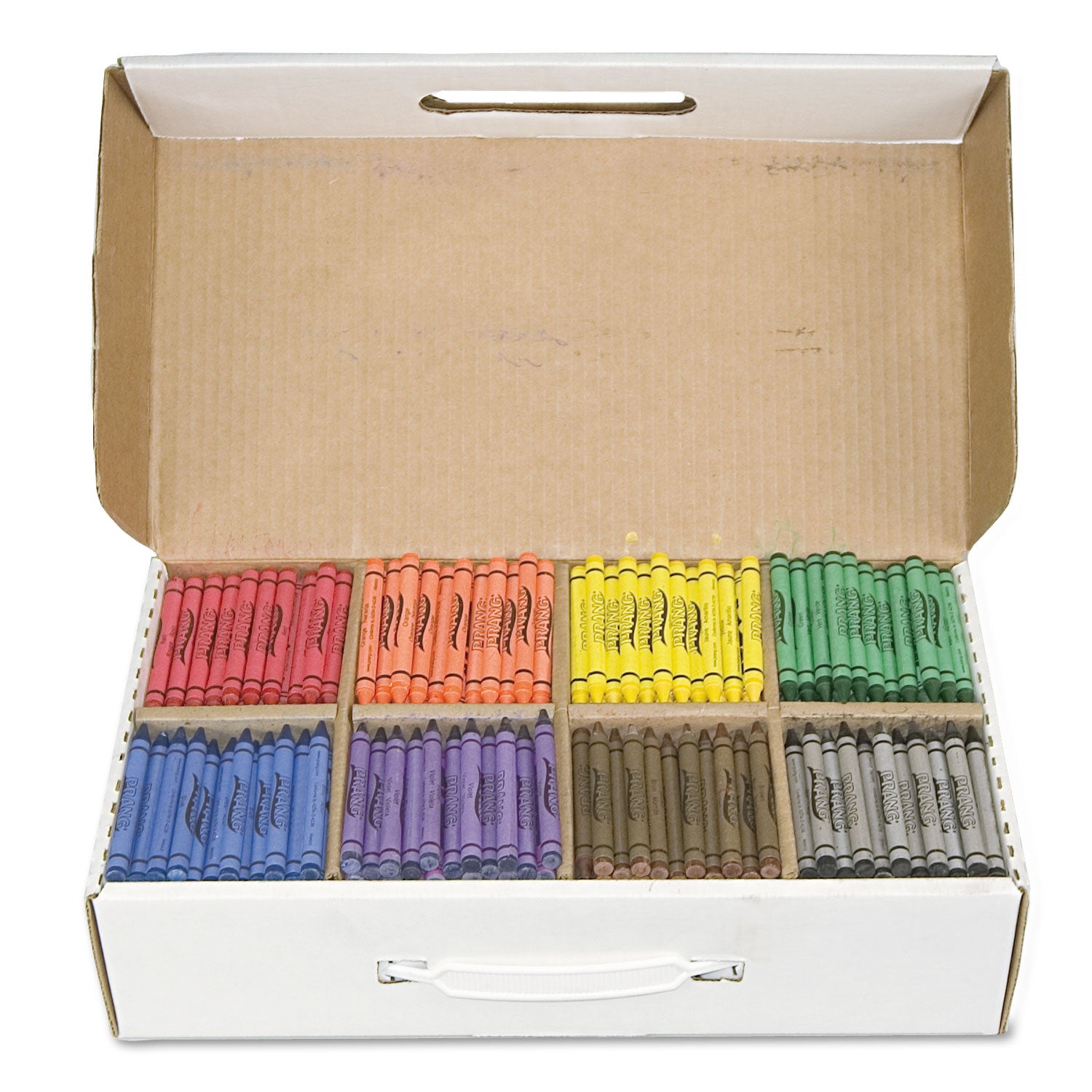 Prang® Crayons Made with Soy, 100 Each of 8 Colors, 800/Carton