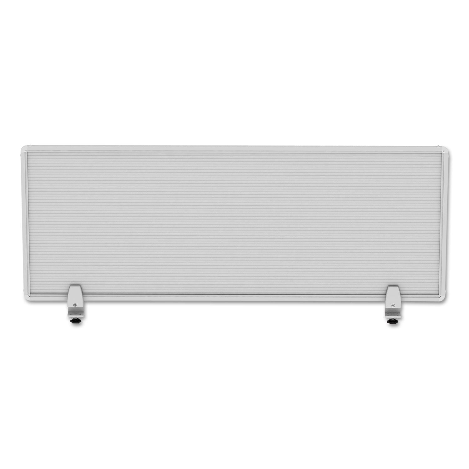 Alera® Polycarbonate Privacy Panel, 47w x 0.5d x 18h, Silver/Clear