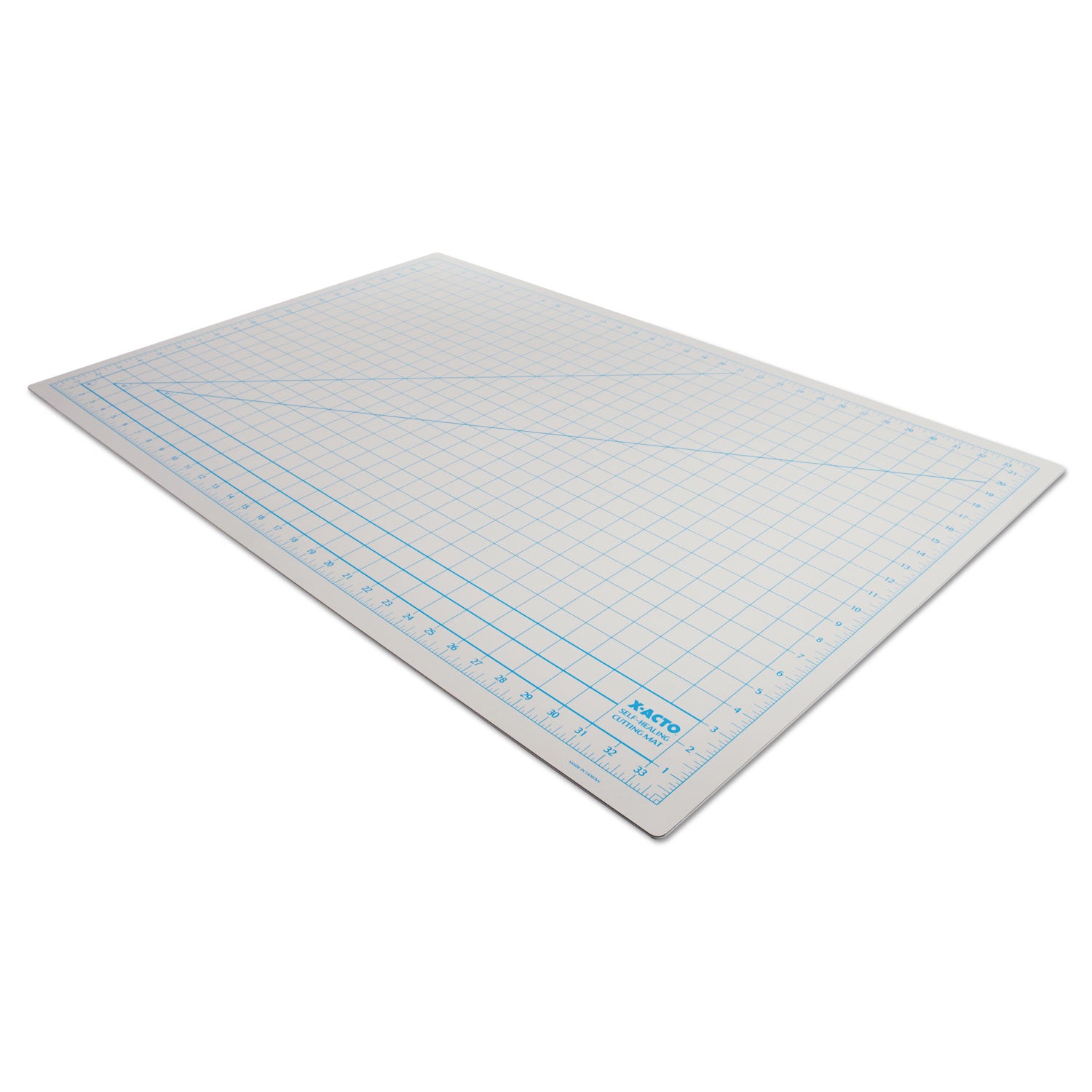 Self-Healing Cutting Mat, Nonslip Bottom, 1" Grid, 24 x 36, Gray