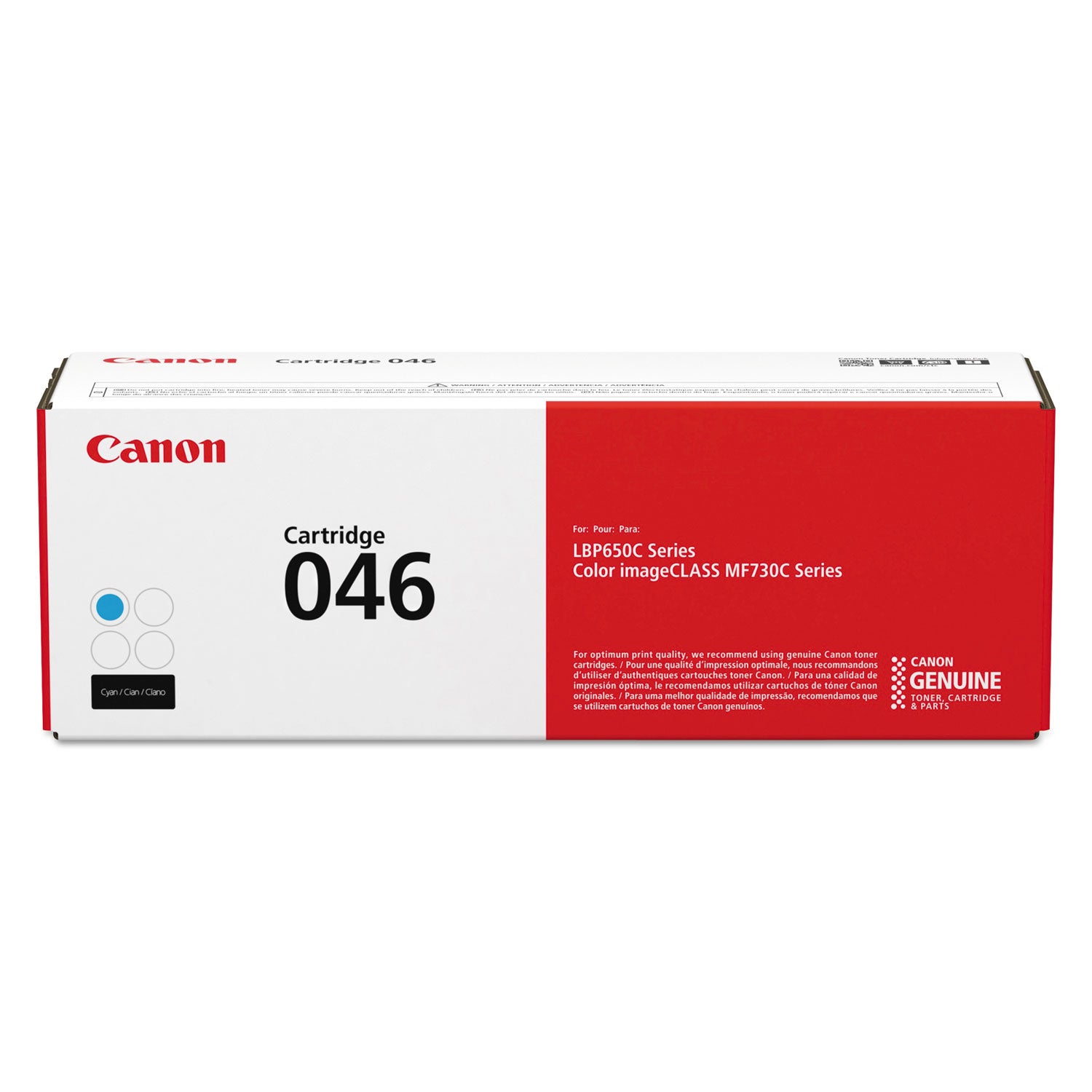 1249C001 (046) Toner, 2,300 Page-Yield, Cyan