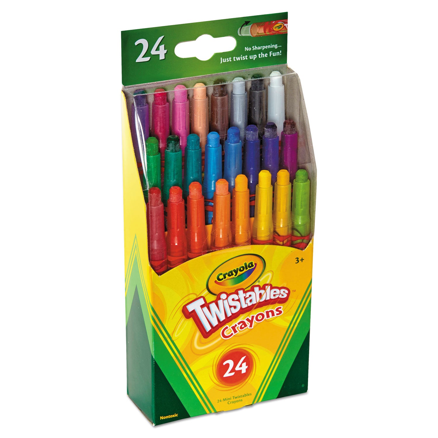 Crayola® Twistables Mini Crayons, 24 Colors/Pack