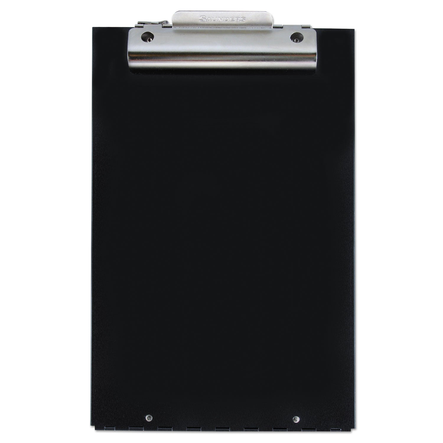 Saunders Cruiser Mate Aluminum Storage Clipboard, 1.5" Clip Capacity, Holds 8.5 x 11 Sheets, Black