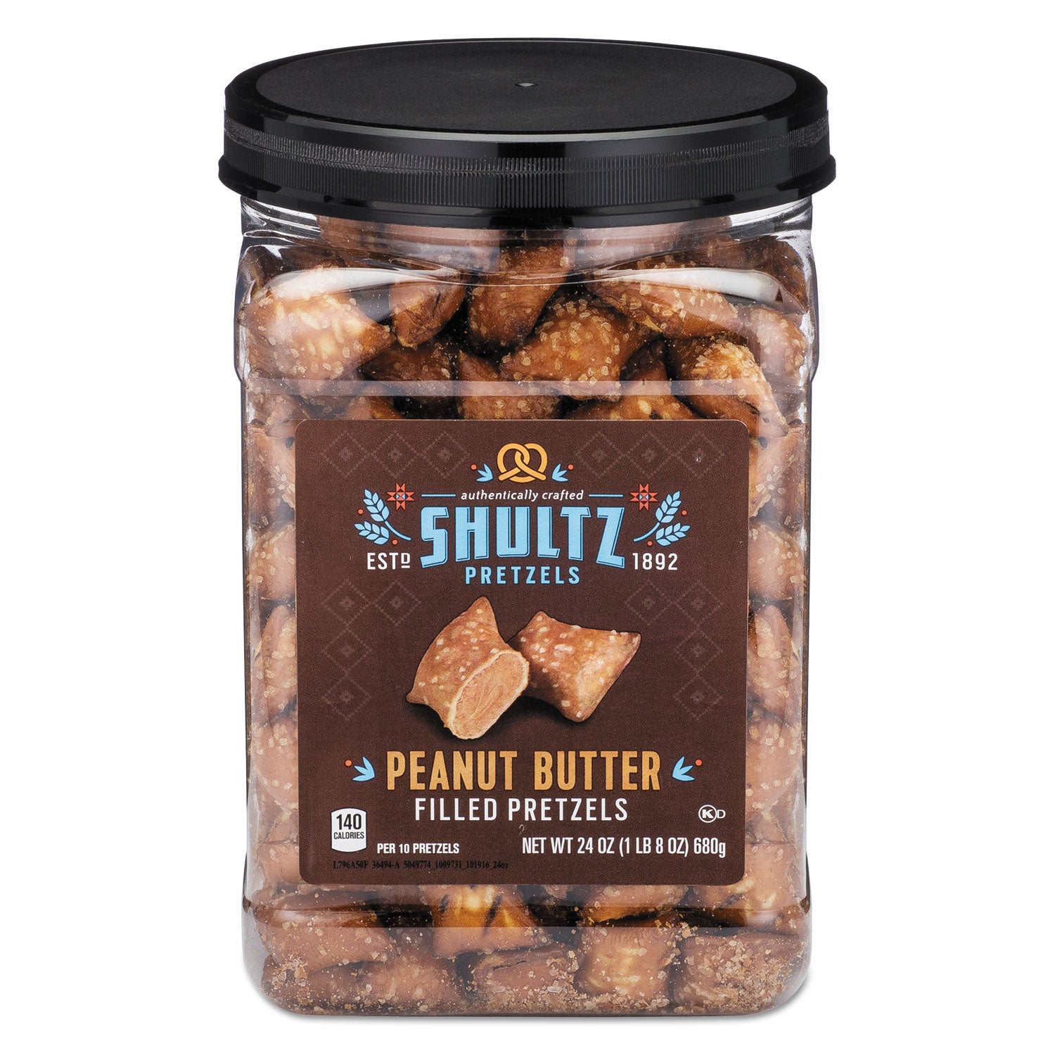 Pretzels, Peanut Butter, Tub, 24 oz