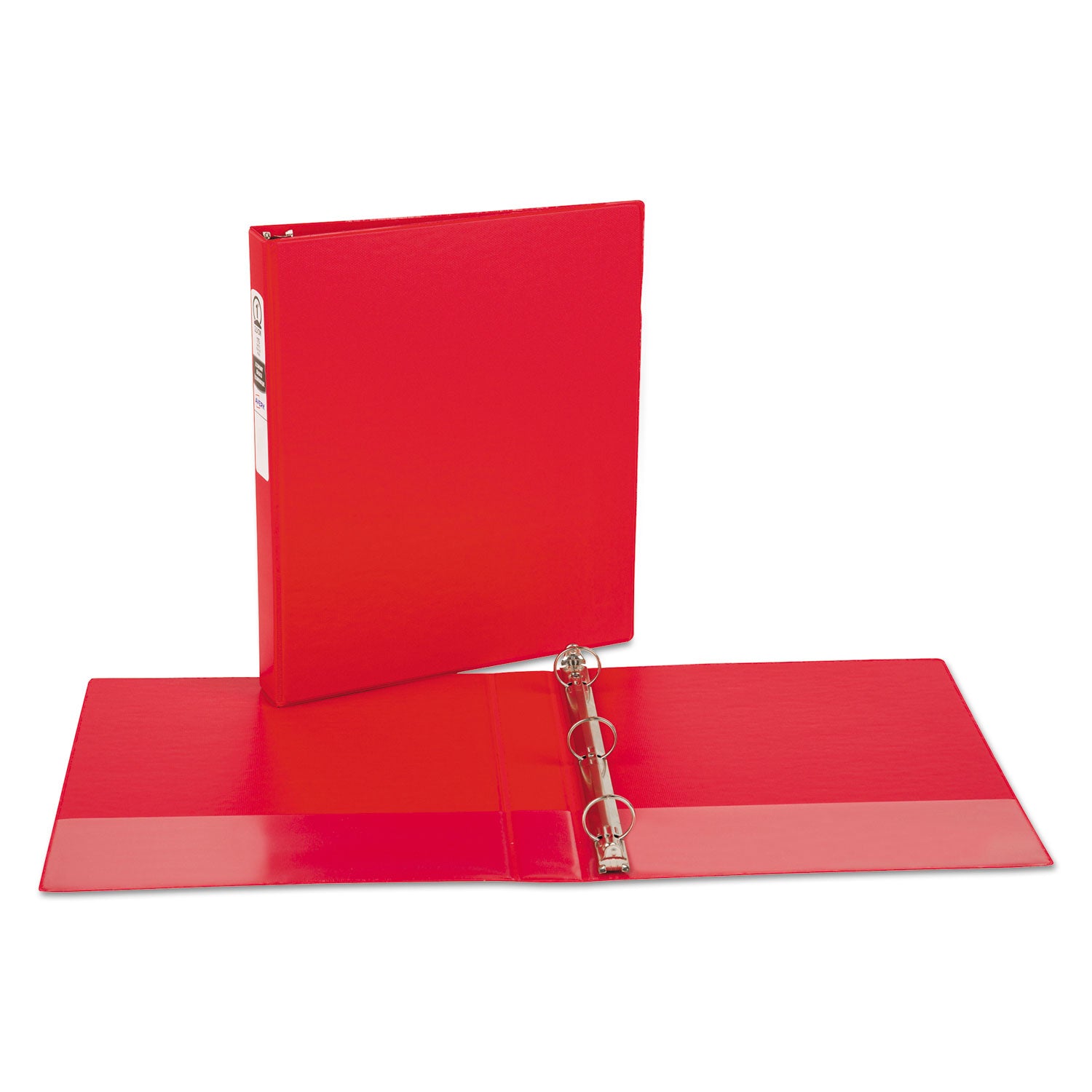 Avery® Economy Non-View Binder with Round Rings, 3 Rings, 1" Capacity, 11 x 8.5, Red, (3310)