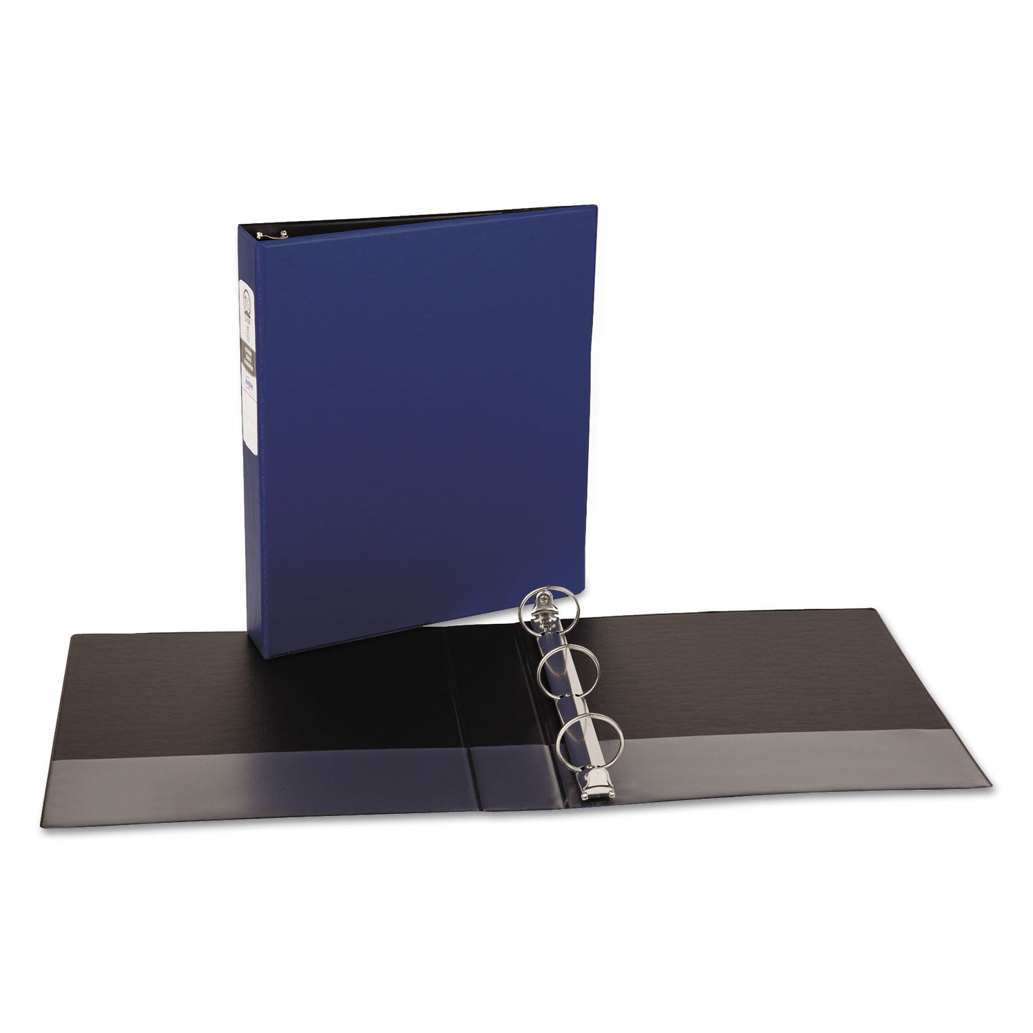 Avery® Economy Non-View Binder with Round Rings, 3 Rings, 1.5" Capacity, 11 x 8.5, Blue, (3400)