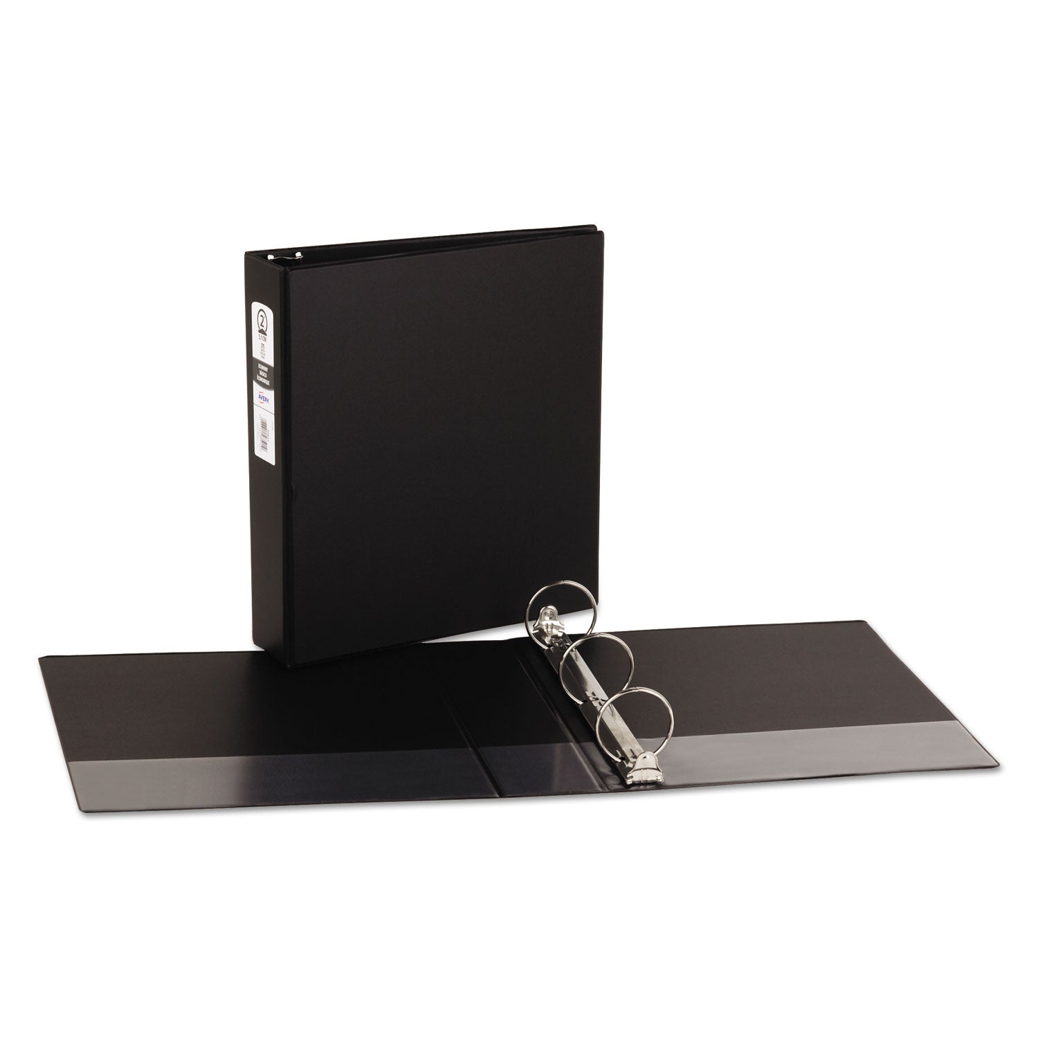 Avery® Economy Non-View Binder with Round Rings, 3 Rings, 2" Capacity, 11 x 8.5, Black, (3501)