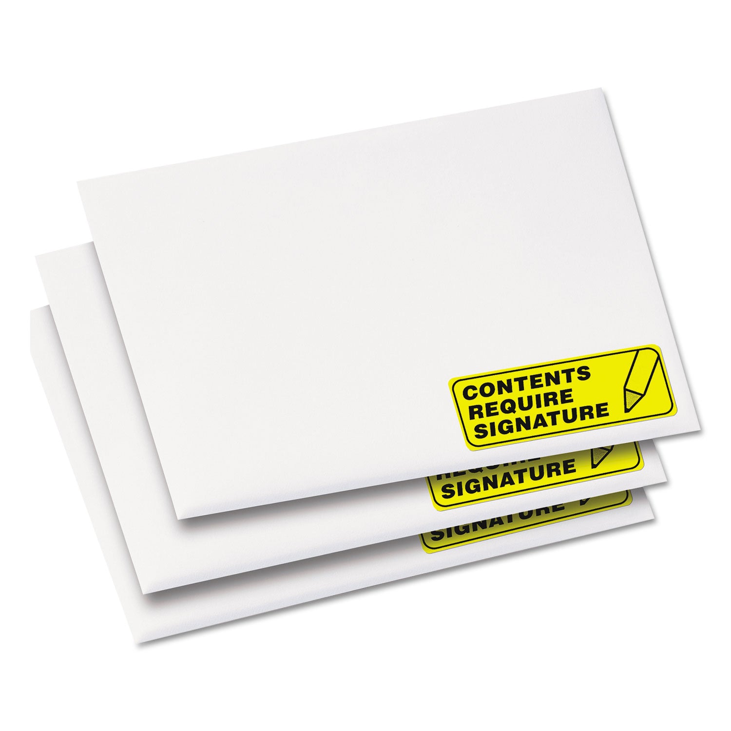 Avery® High-Visibility Permanent Laser ID Labels, 1 x 2.63, Neon Yellow, 750/Pack