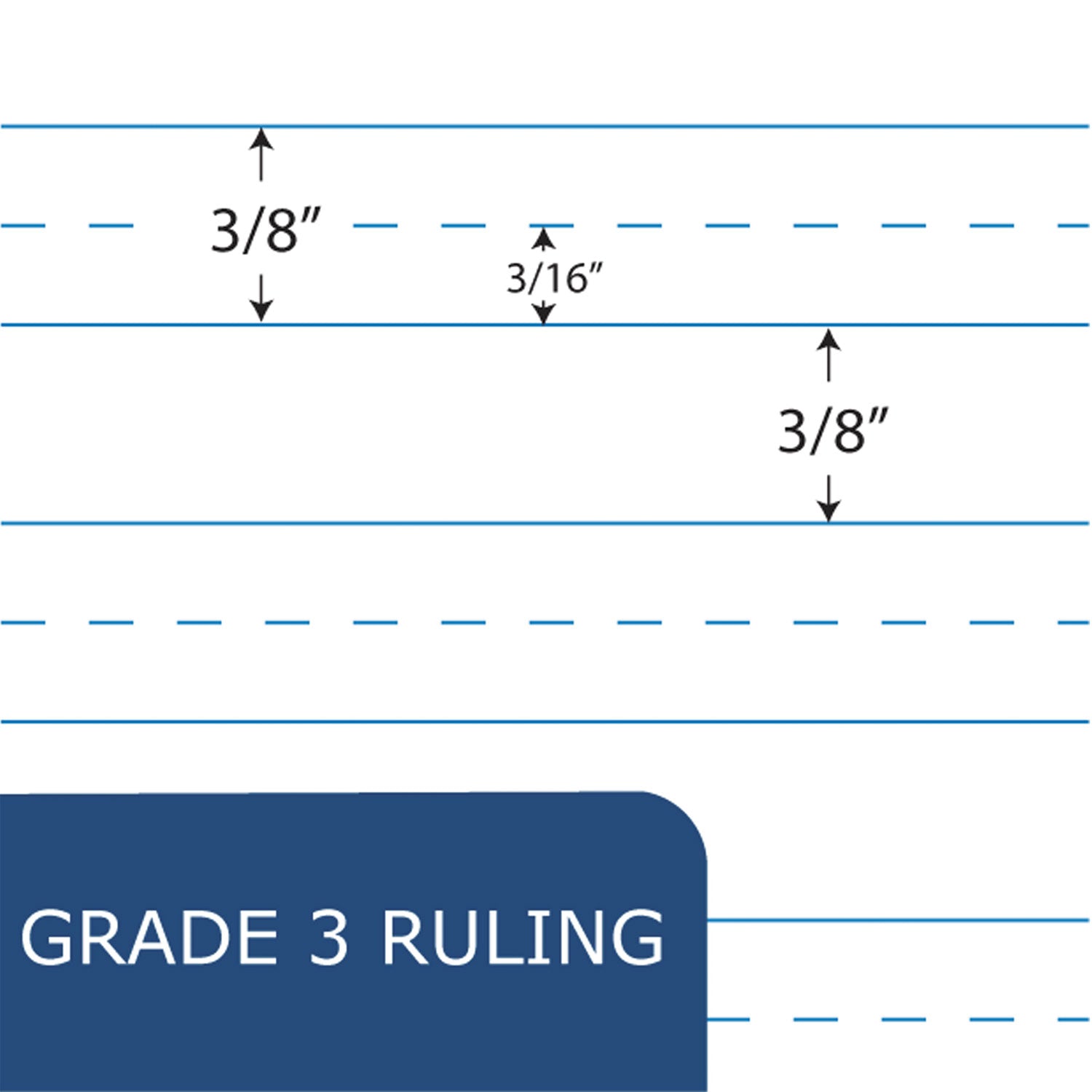 Roaring Spring® Grade School Ruled Composition Book, Grade 3 Manuscript Format, Red Cover, (50) 9.75 x 7.75 Sheets