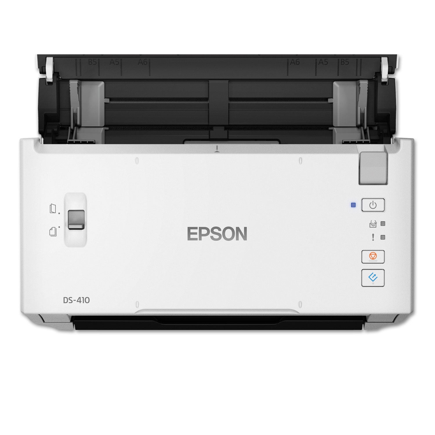 Epson® DS-410 Document Scanner, 600 dpi Optical Resolution, 50-Sheet Duplex Auto Document Feeder