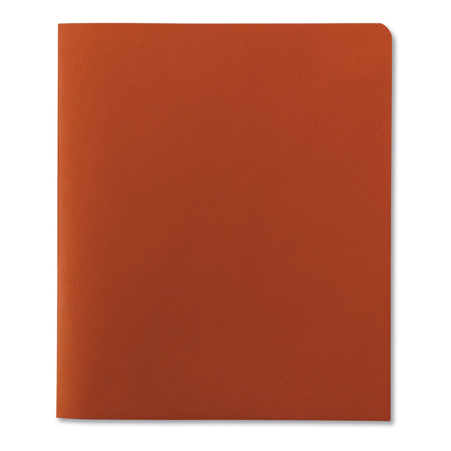 Smead™ Two-Pocket Folder, Textured Paper, 100-Sheet Capacity, 11 x 8.5, Orange, 25/Box