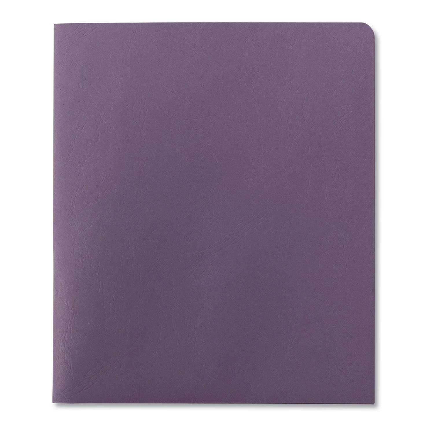 Smead™ Two-Pocket Folder, Textured Paper, 100-Sheet Capacity, 11 x 8.5, Lavender, 25/Box