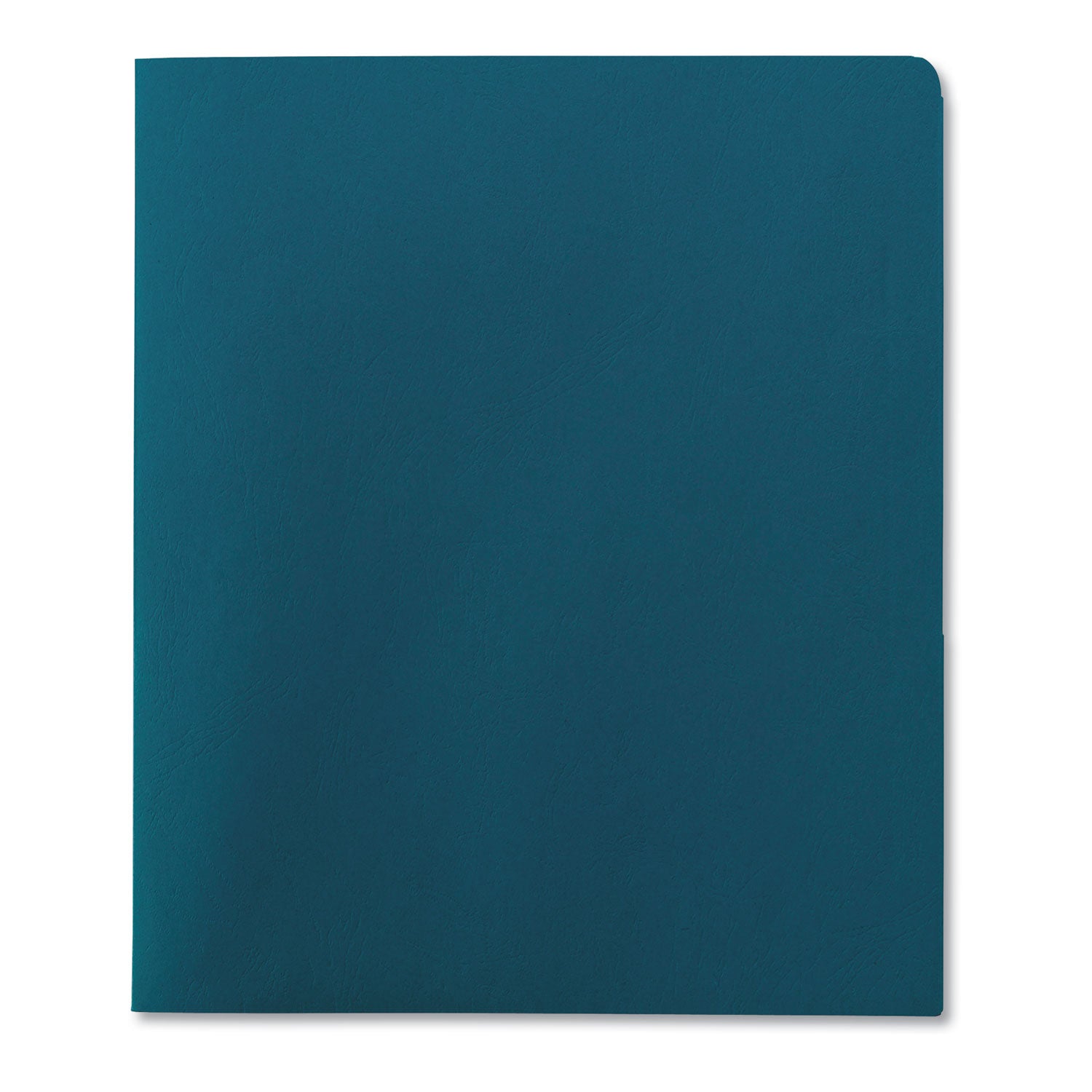 Smead™ Two-Pocket Folder, Textured Paper, 100-Sheet Capacity, 11 x 8.5, Teal, 25/Box