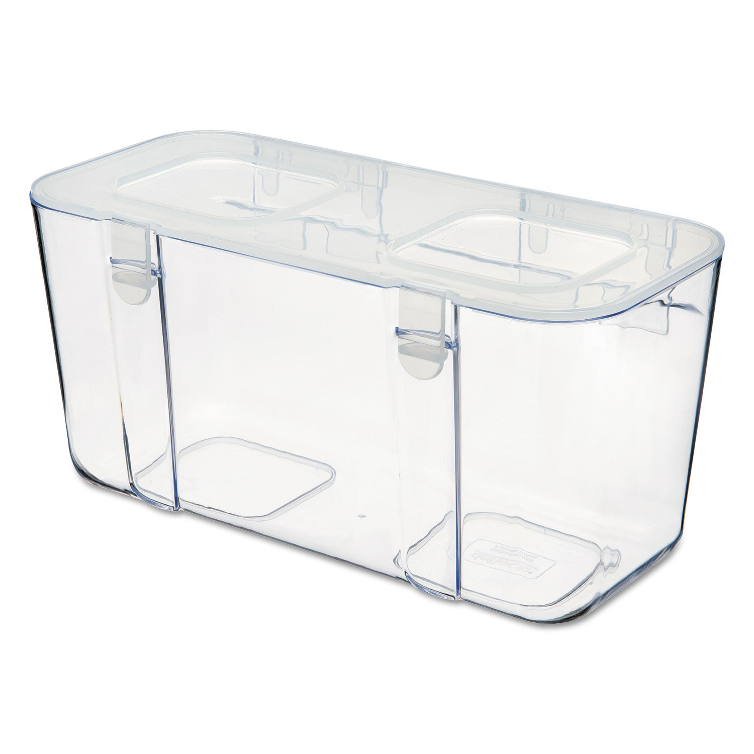 deflecto® Stackable Caddy Organizer, Medium, Plastic, 8.8 x 4 x 4.38, White