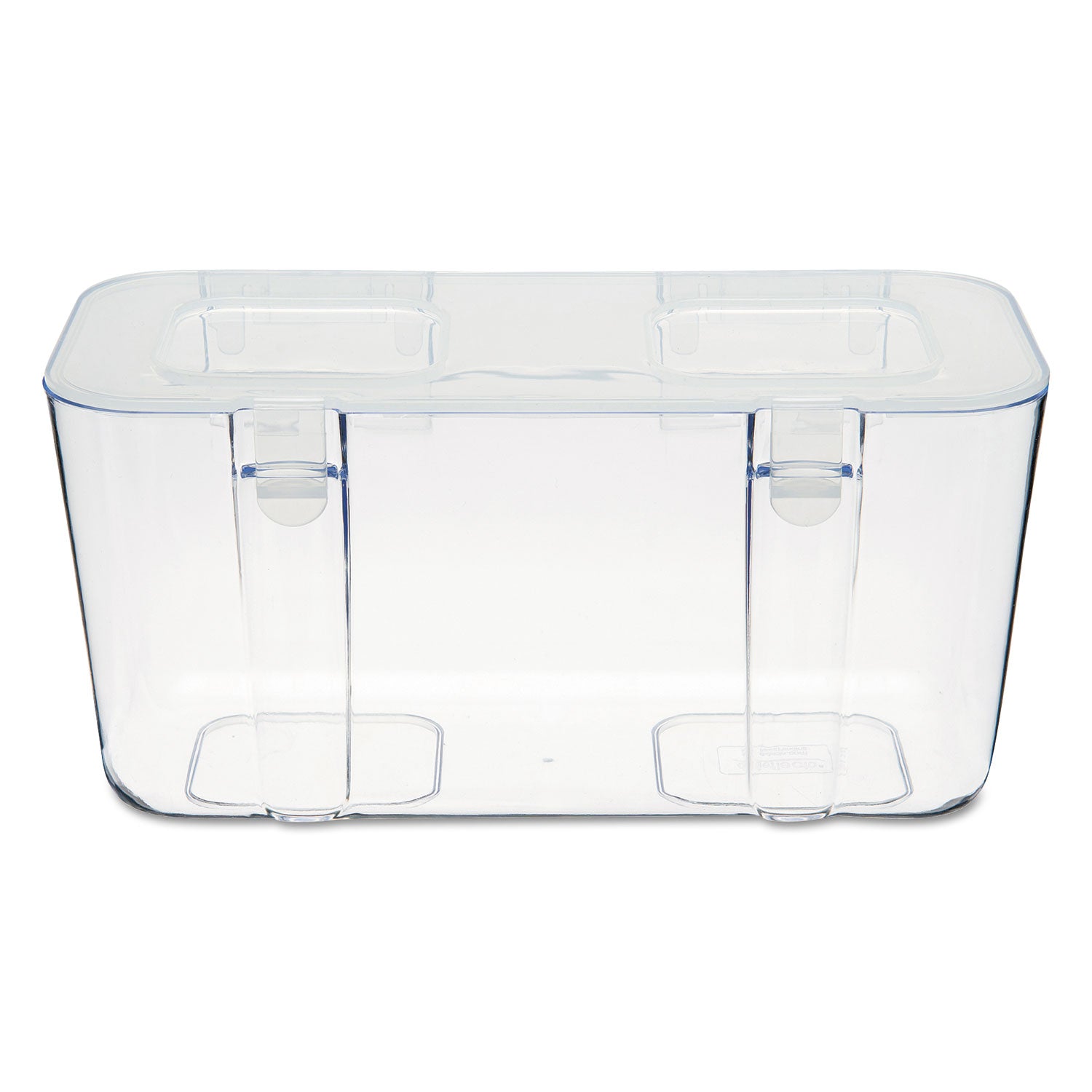 deflecto® Stackable Caddy Organizer, Medium, Plastic, 8.8 x 4 x 4.38, White