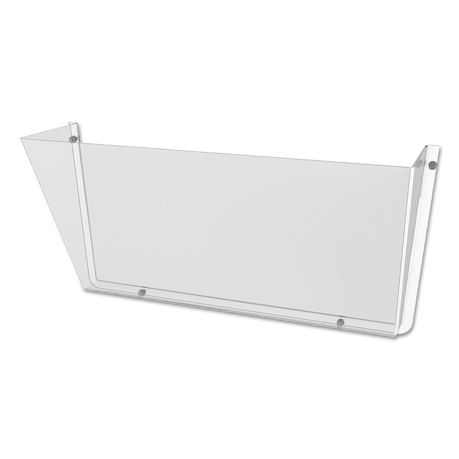 deflecto® Unbreakable DocuPocket Wall File, Letter Size, 14.5" x 3" x 6.5", Clear