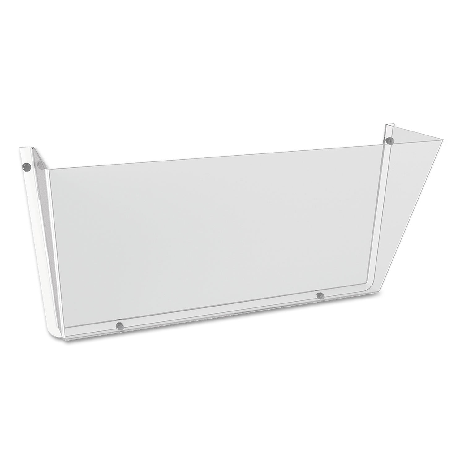 deflecto® Unbreakable DocuPocket Wall File, Letter Size, 14.5" x 3" x 6.5", Clear